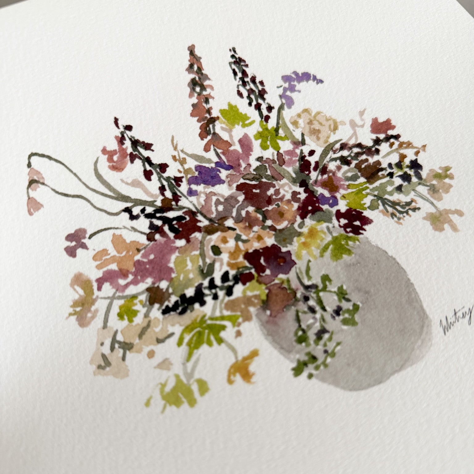 "Garden Bouquet" Watercolor Print