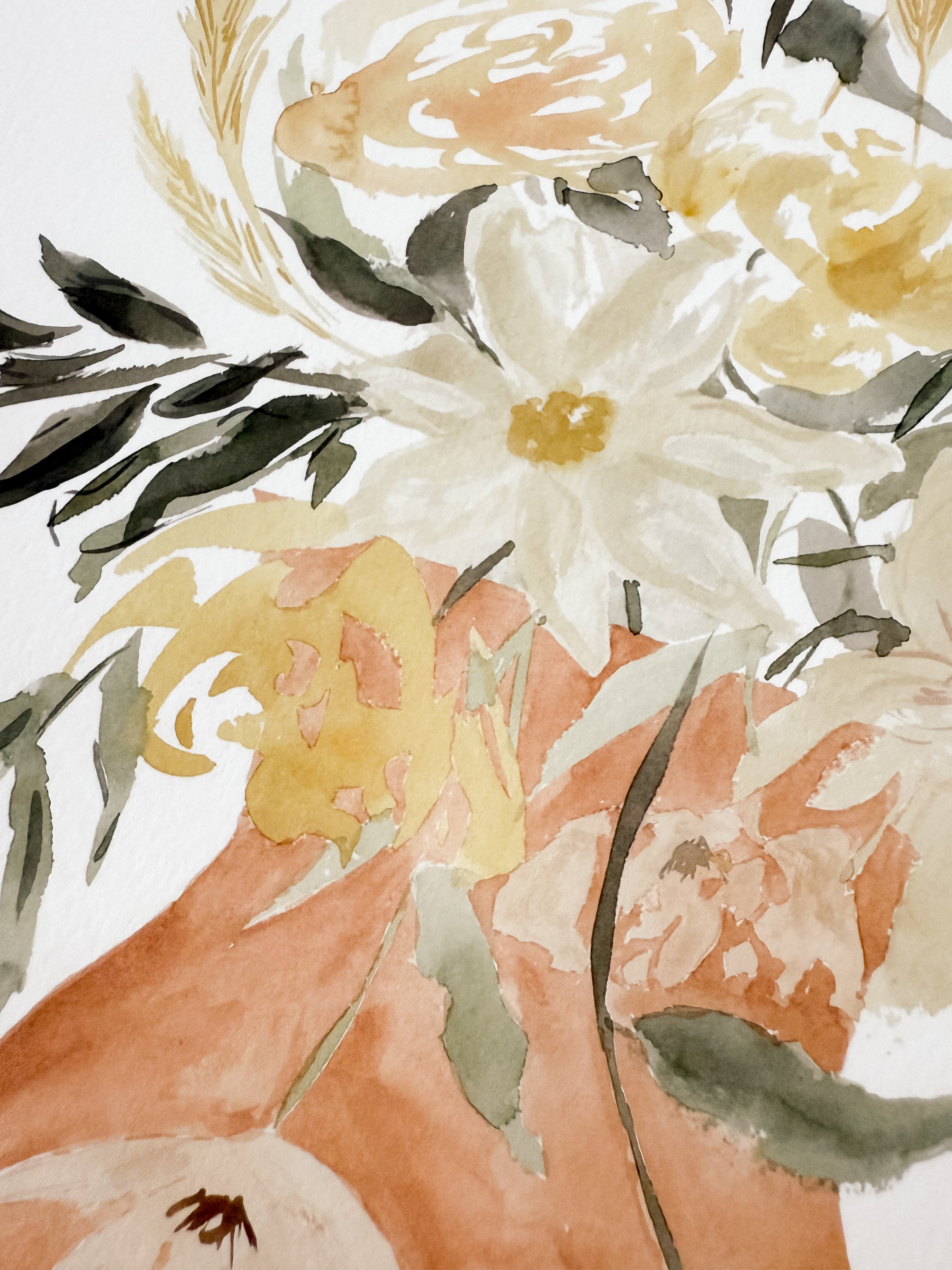 "Terracotta Vase" Watercolor Print