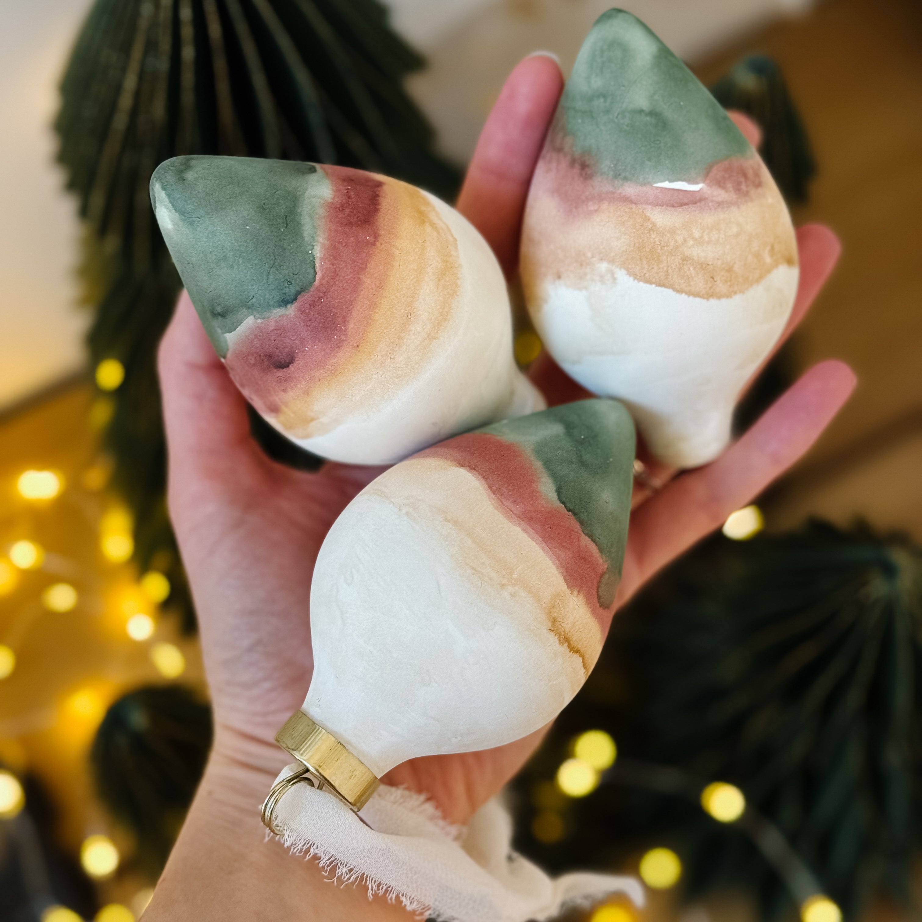 "Sunset" Hand Painted Ornament