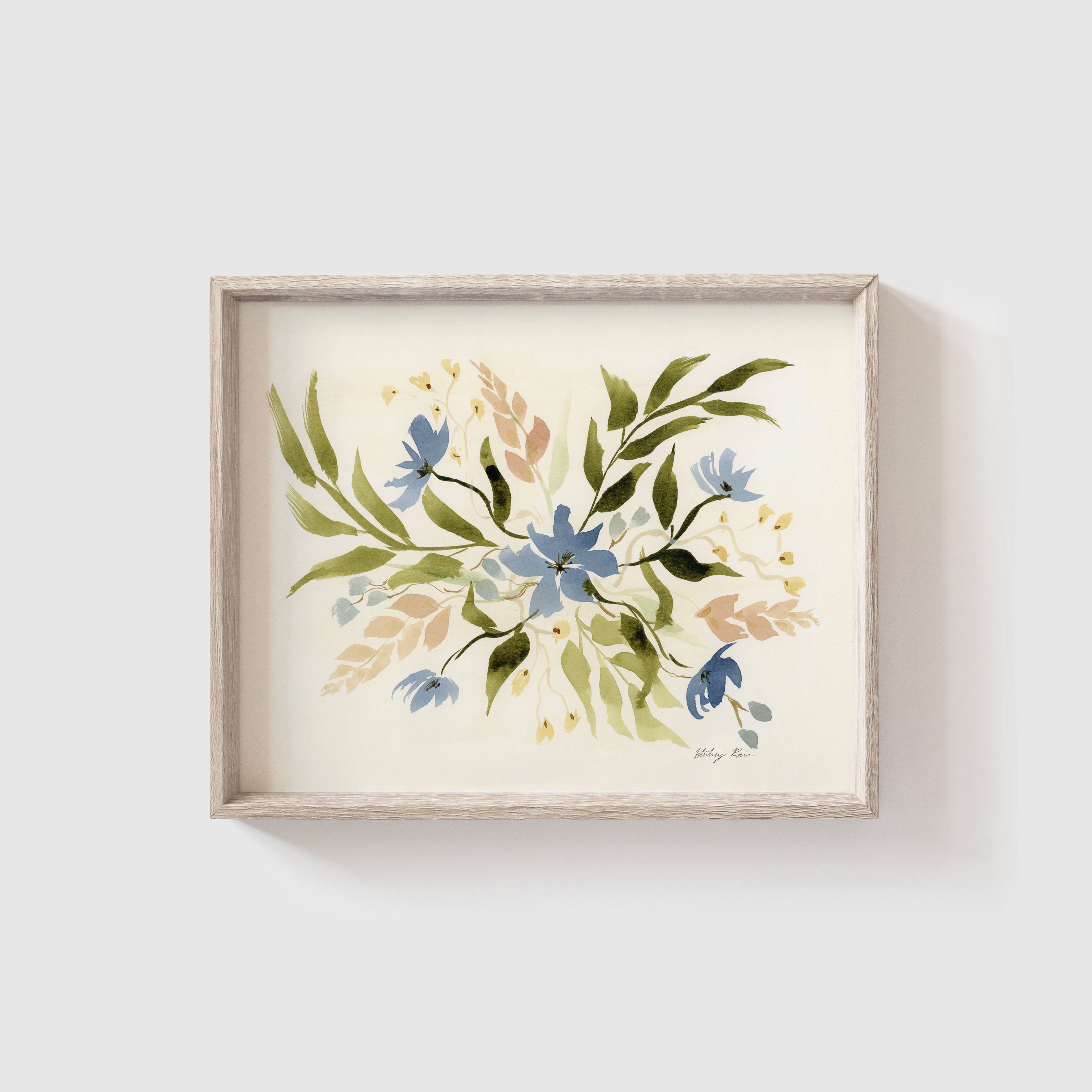 "Seeing Blue" Watercolor Art Print