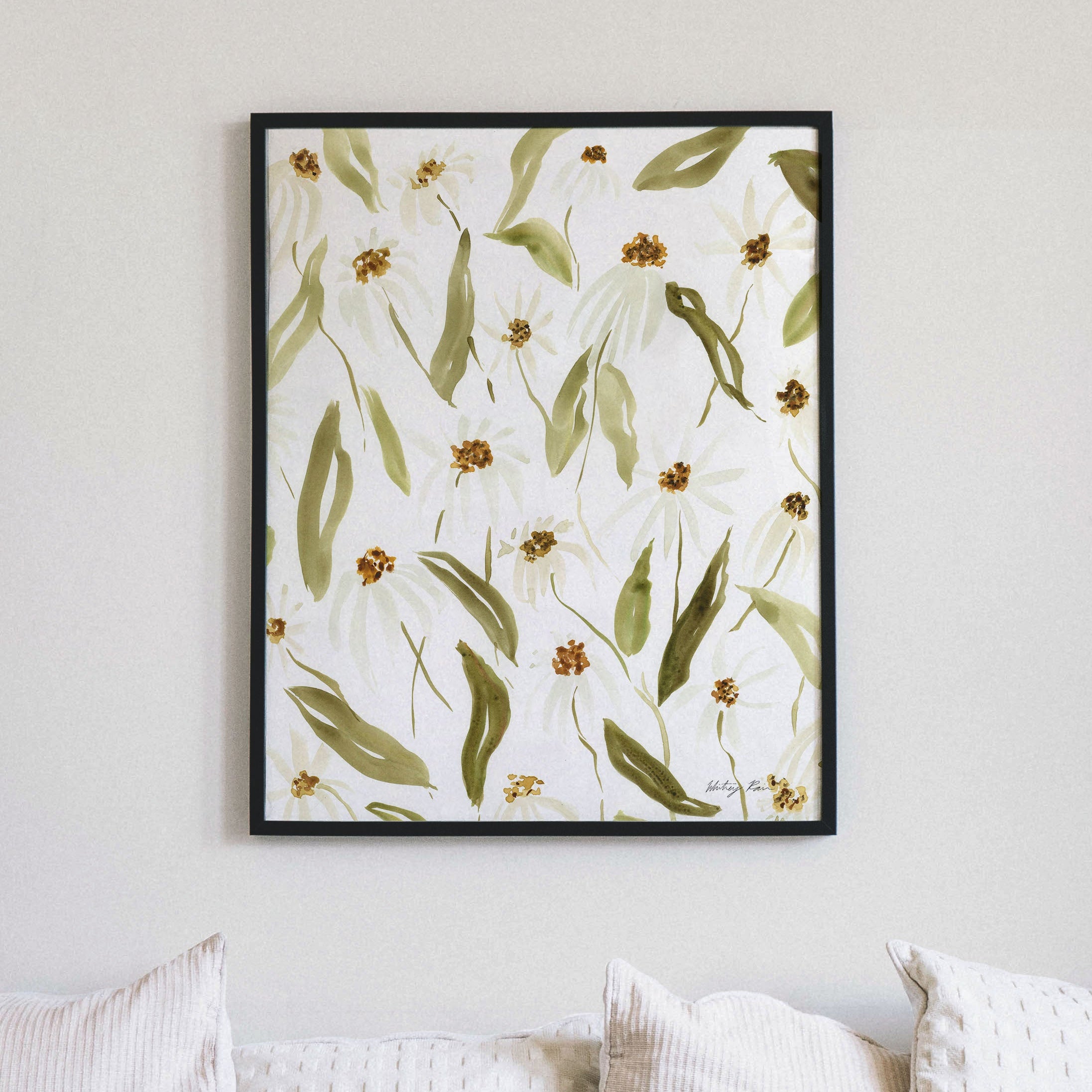 "Daisies" Watercolor Print