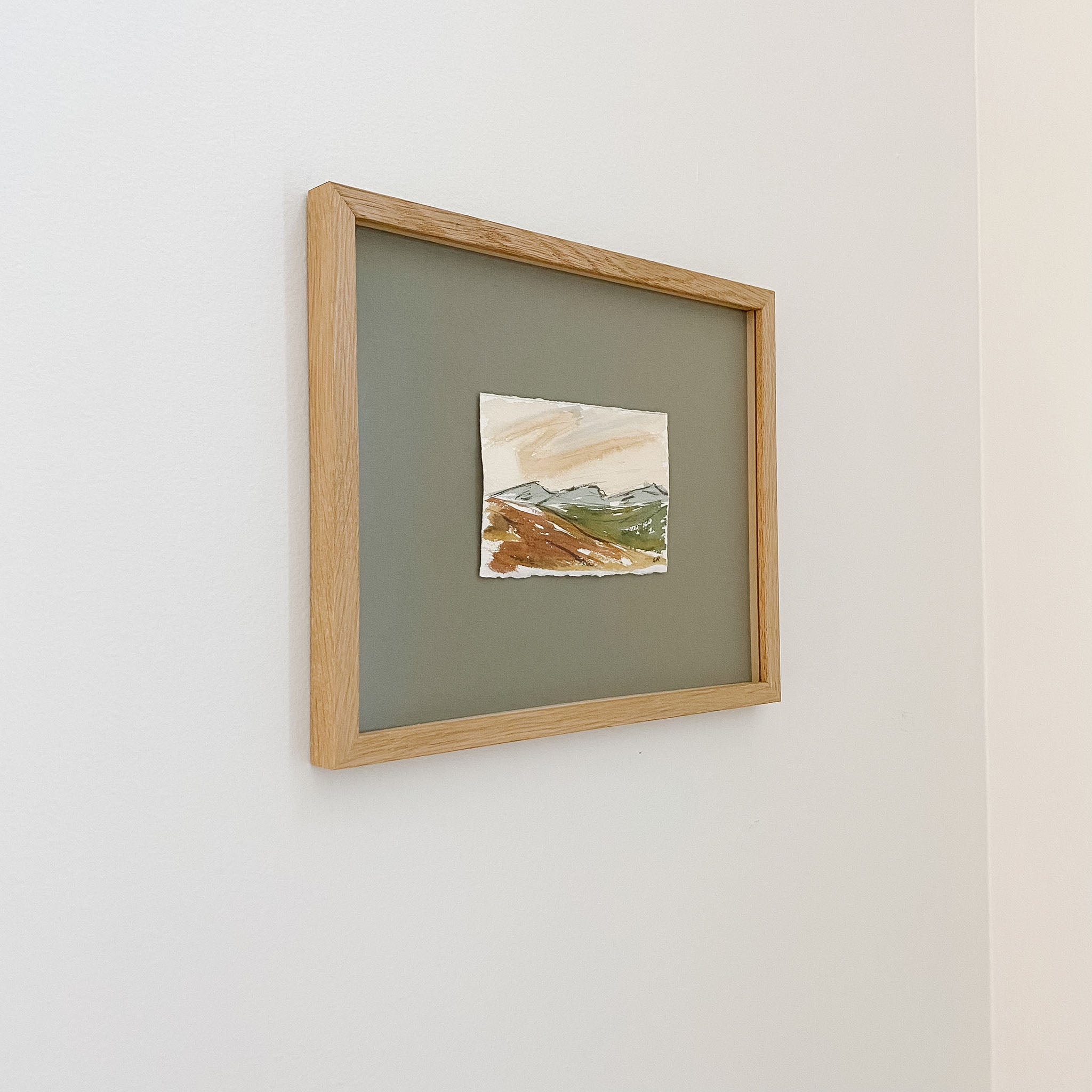 "Mountain Range" Framed Original