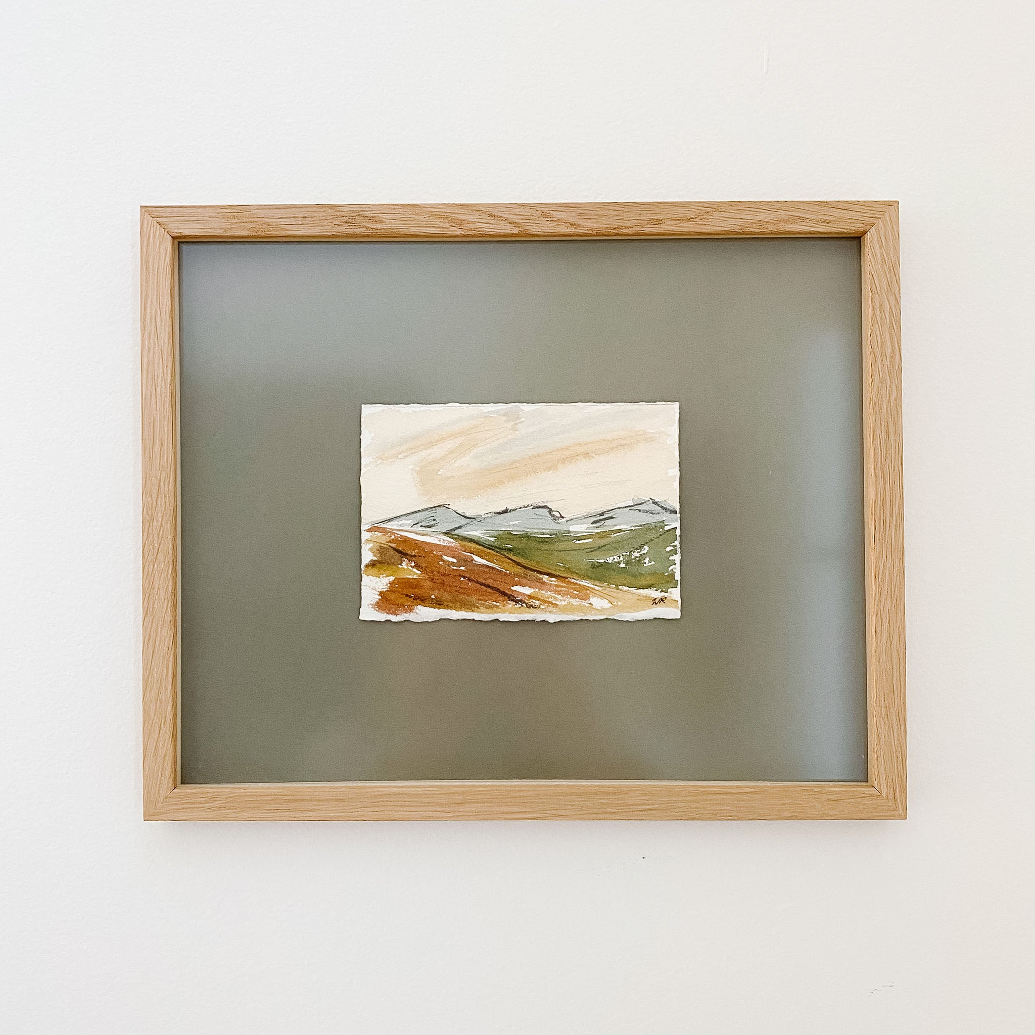 "Mountain Range" Framed Original