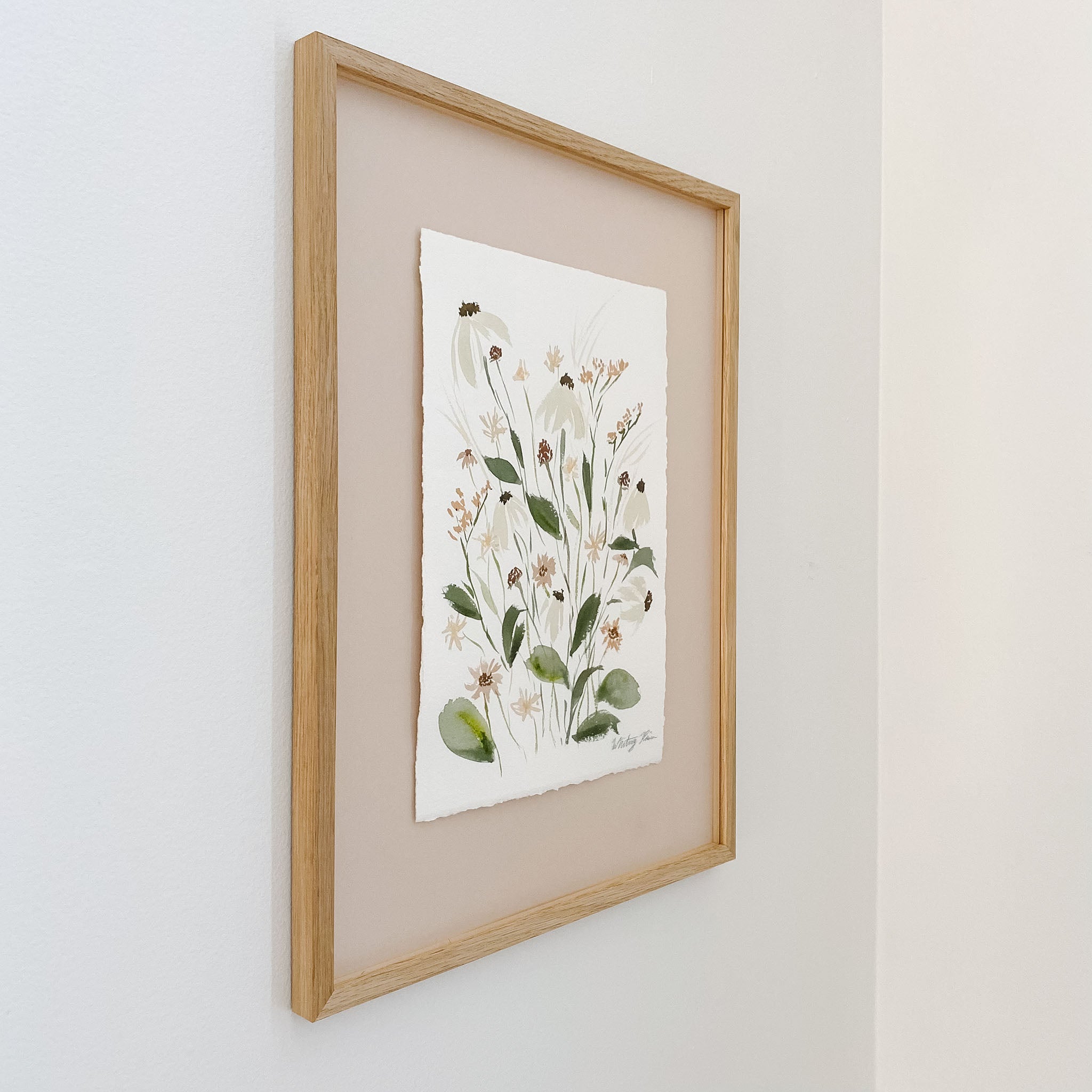 "English Garden" Framed Original