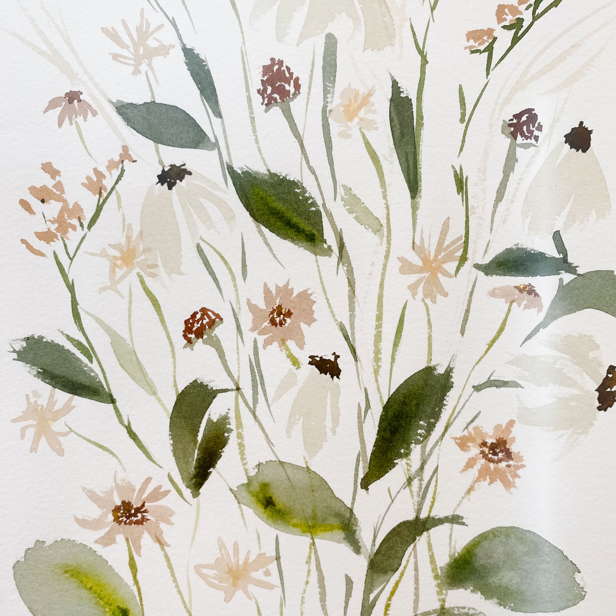 "English Garden" Framed Original