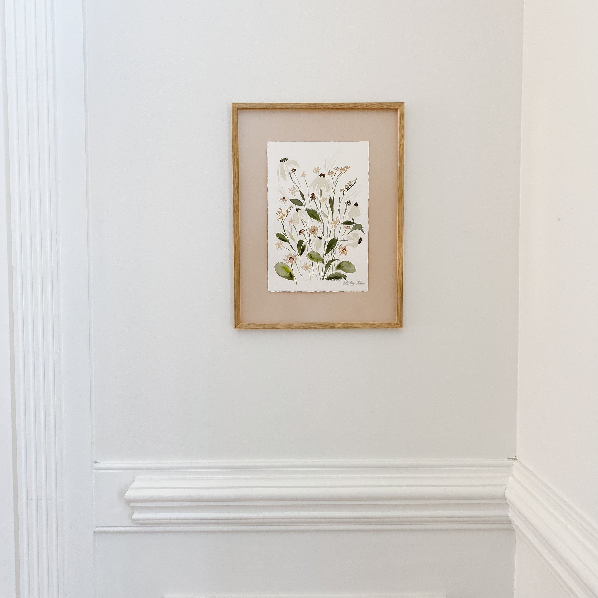 "English Garden" Framed Original