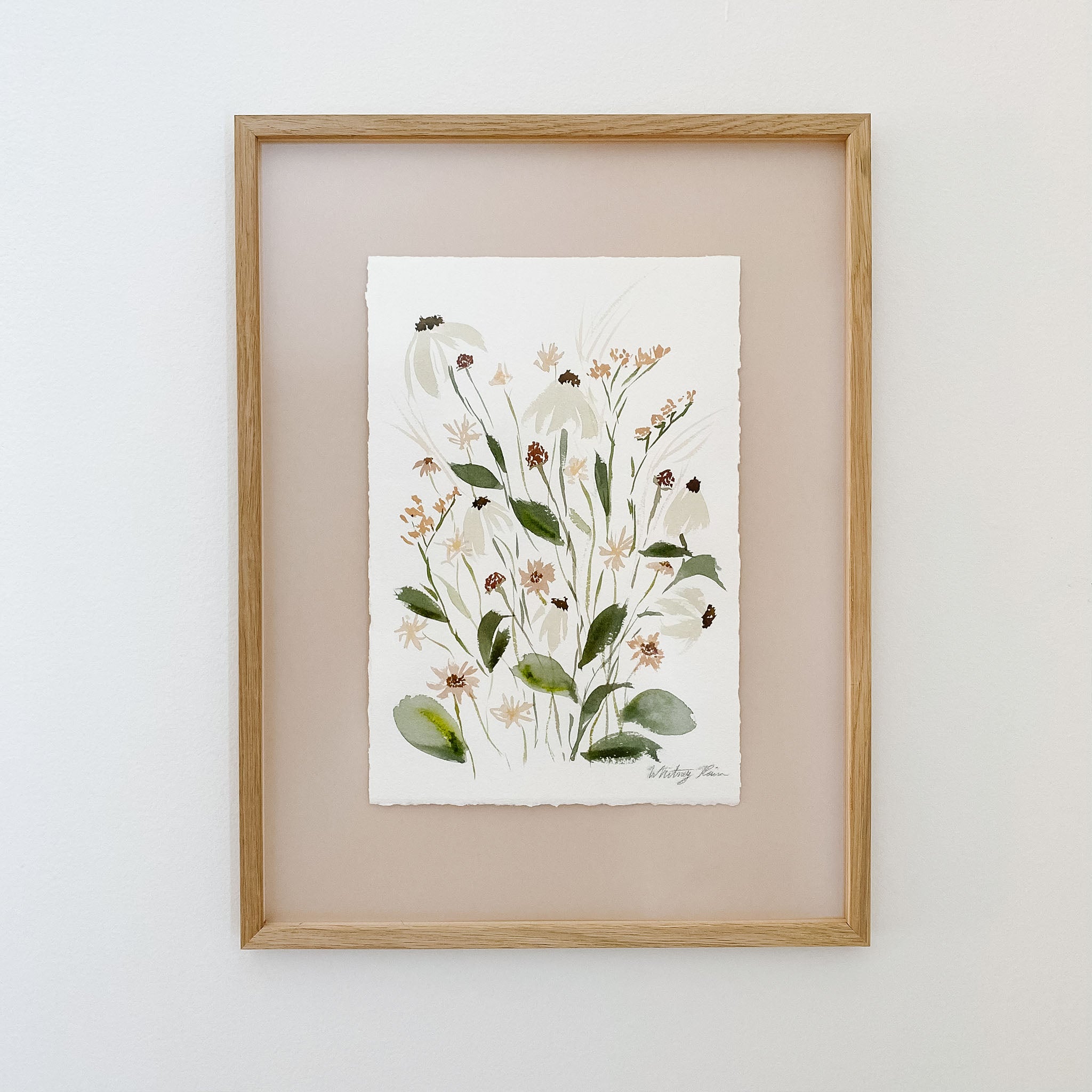 "English Garden" Framed Original