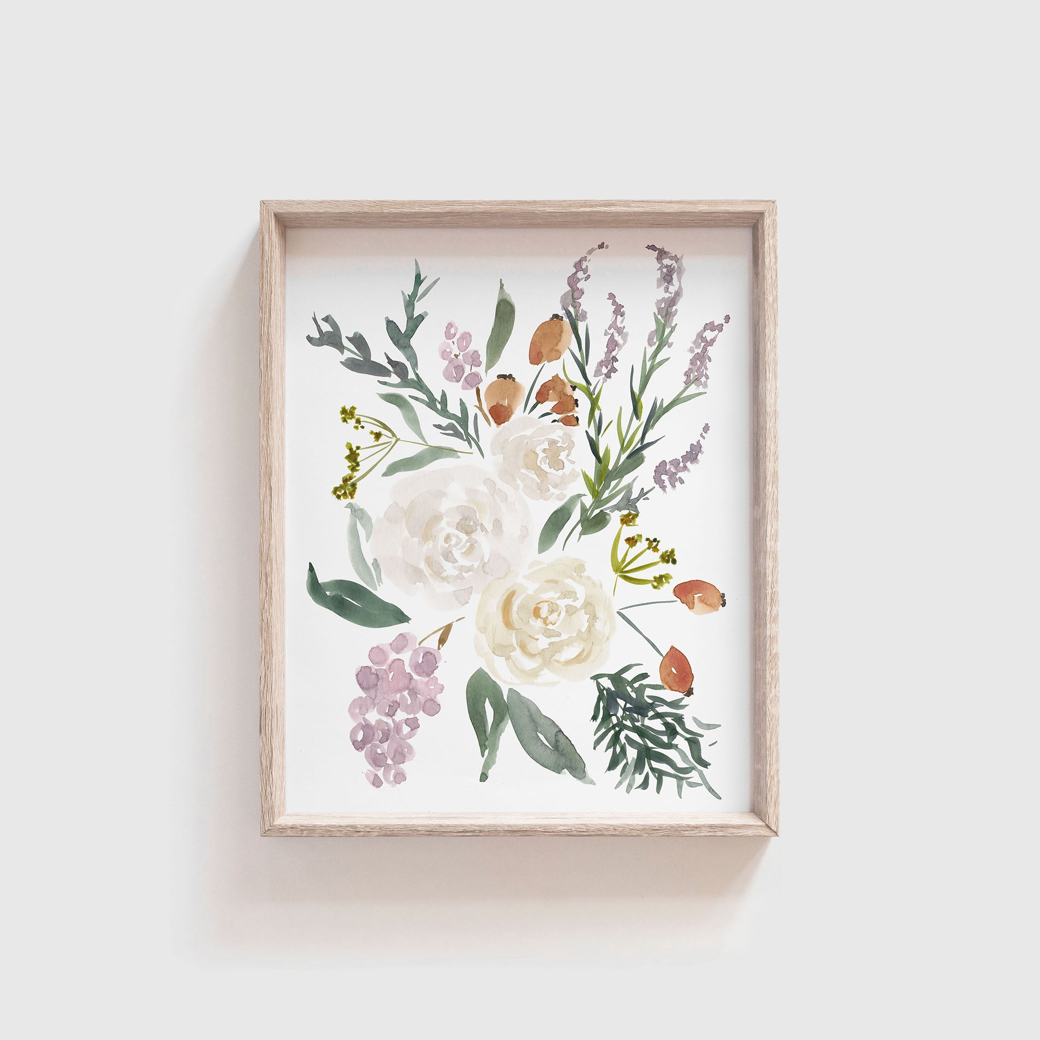 Set of 4 Watercolor Prints