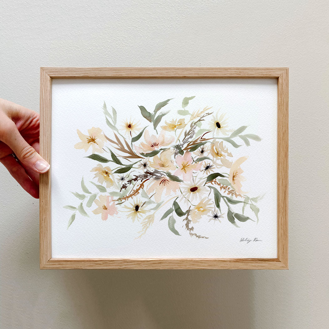"Summer Meadow" Watercolor Print
