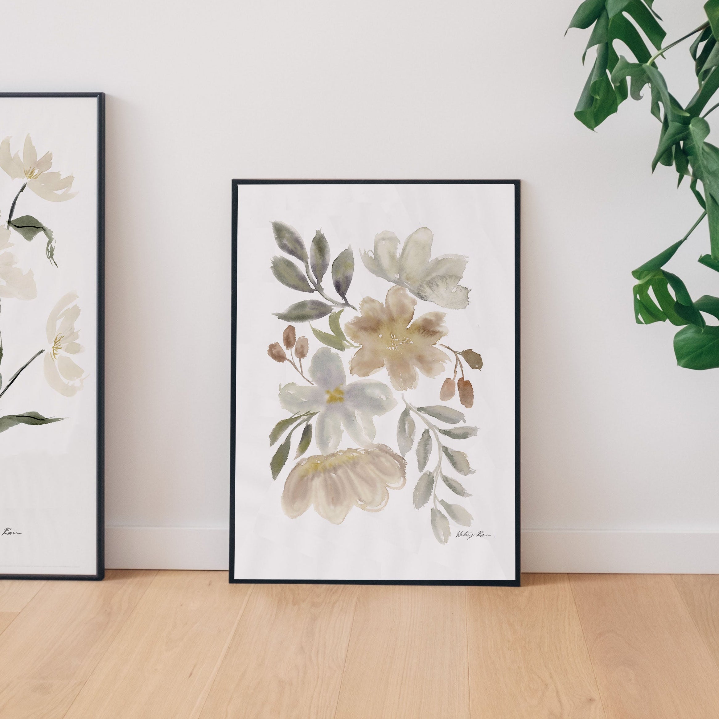 "Softened" Watercolor Print