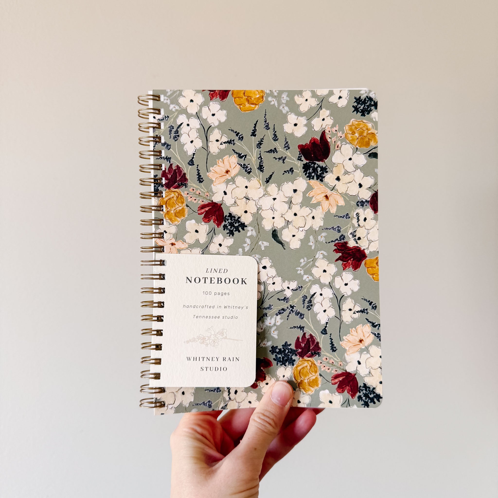 Vintage Meadow Notebook