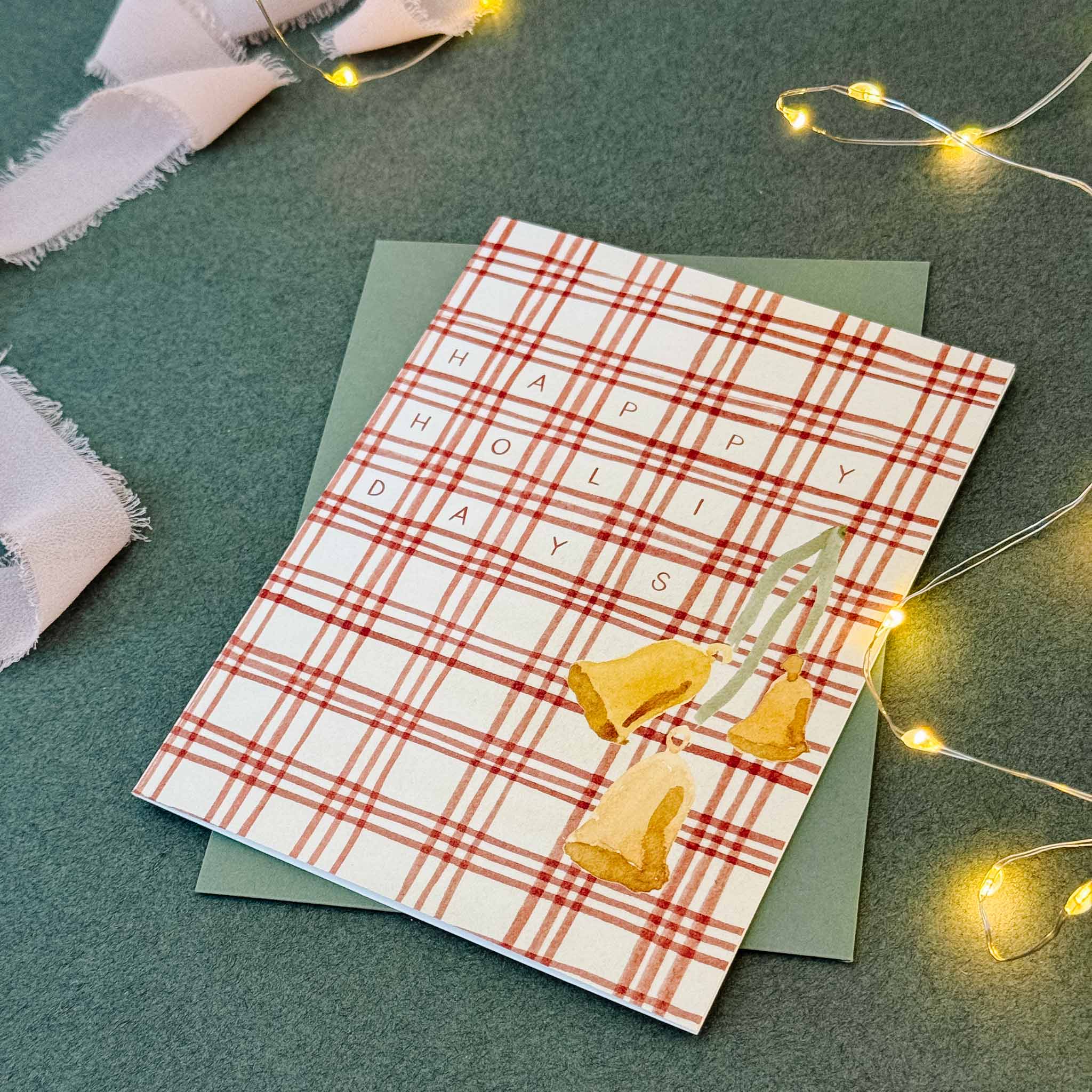 "Happy Holidays" Artist Illustrated Card