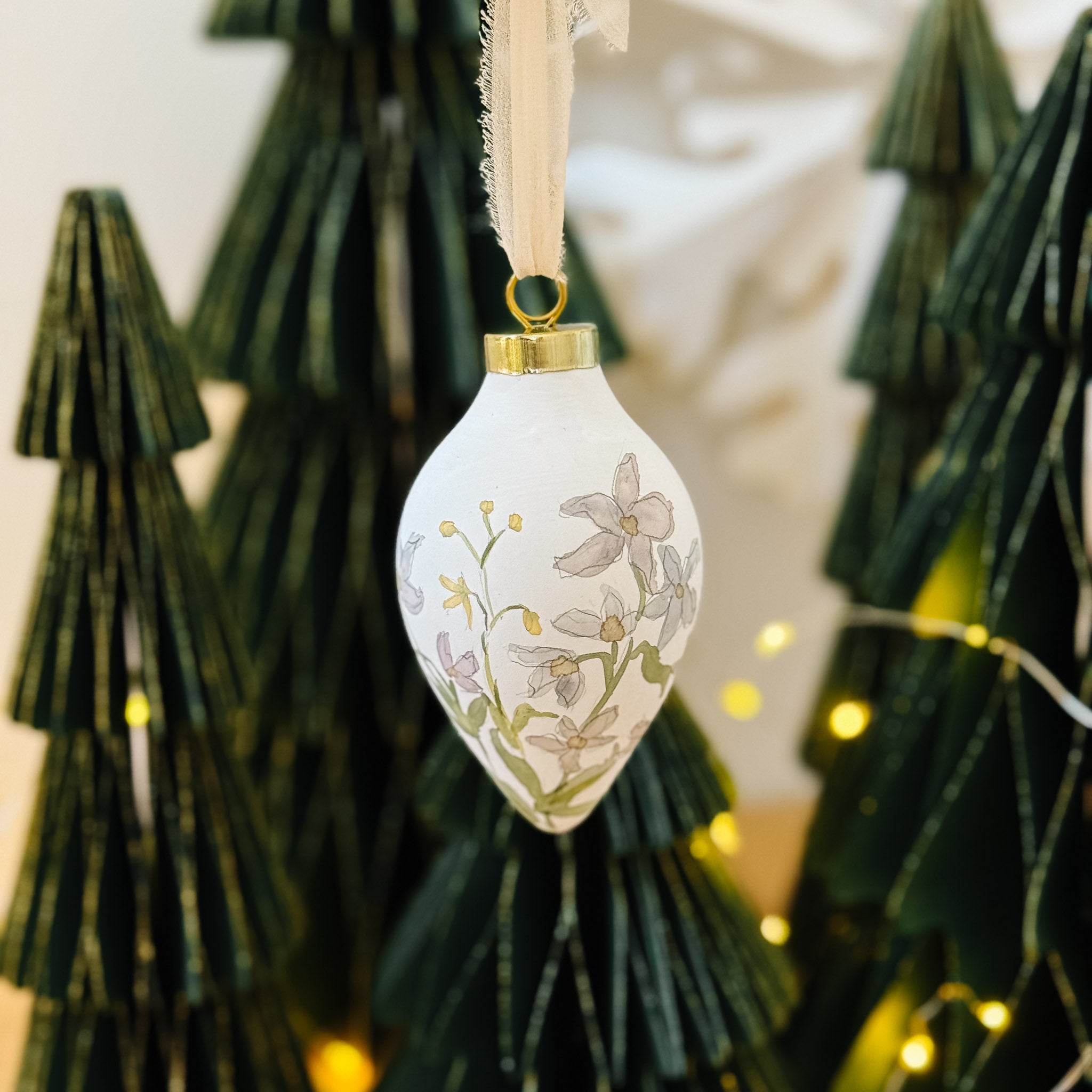 "Meadow" Hand Painted Ornament