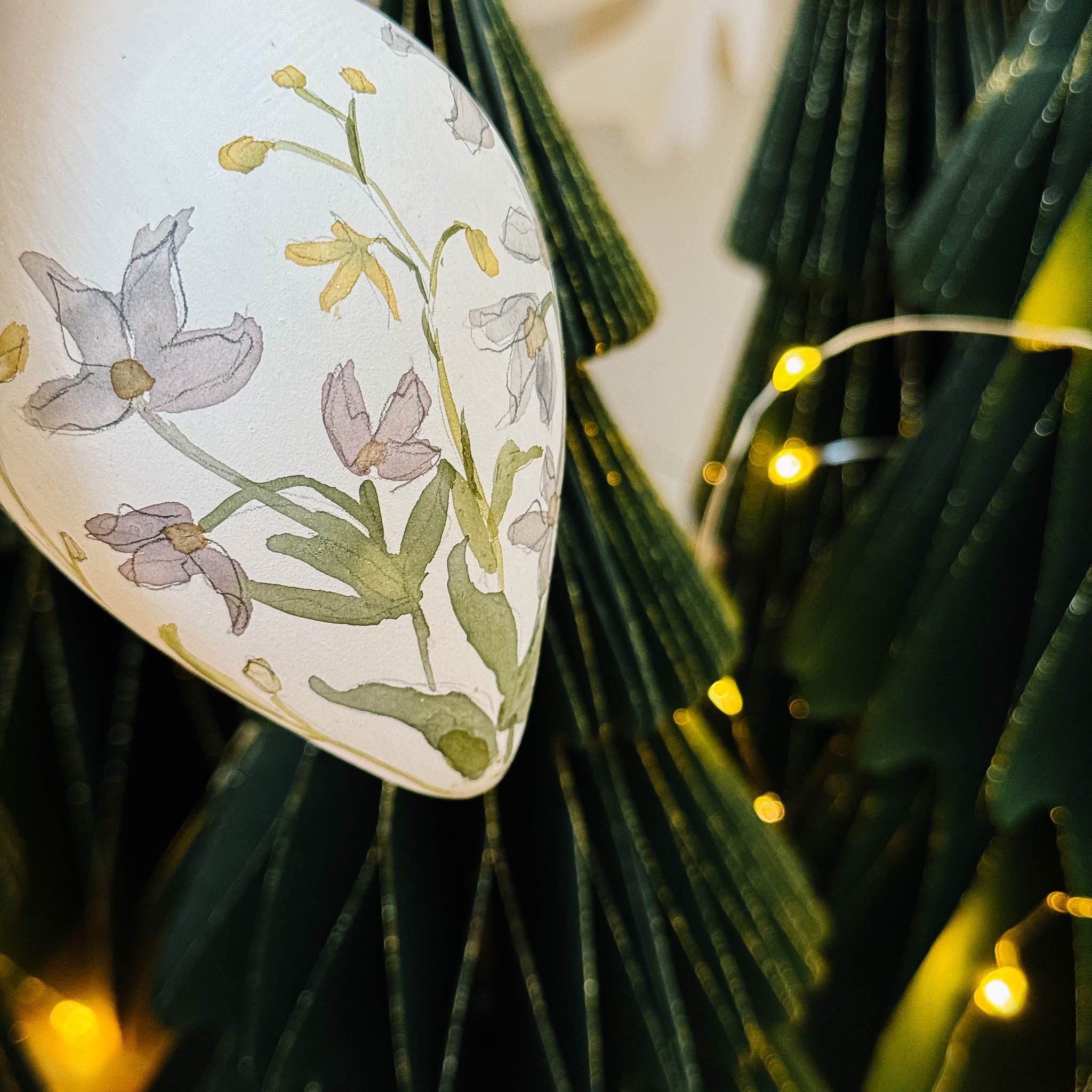 "Meadow" Hand Painted Ornament