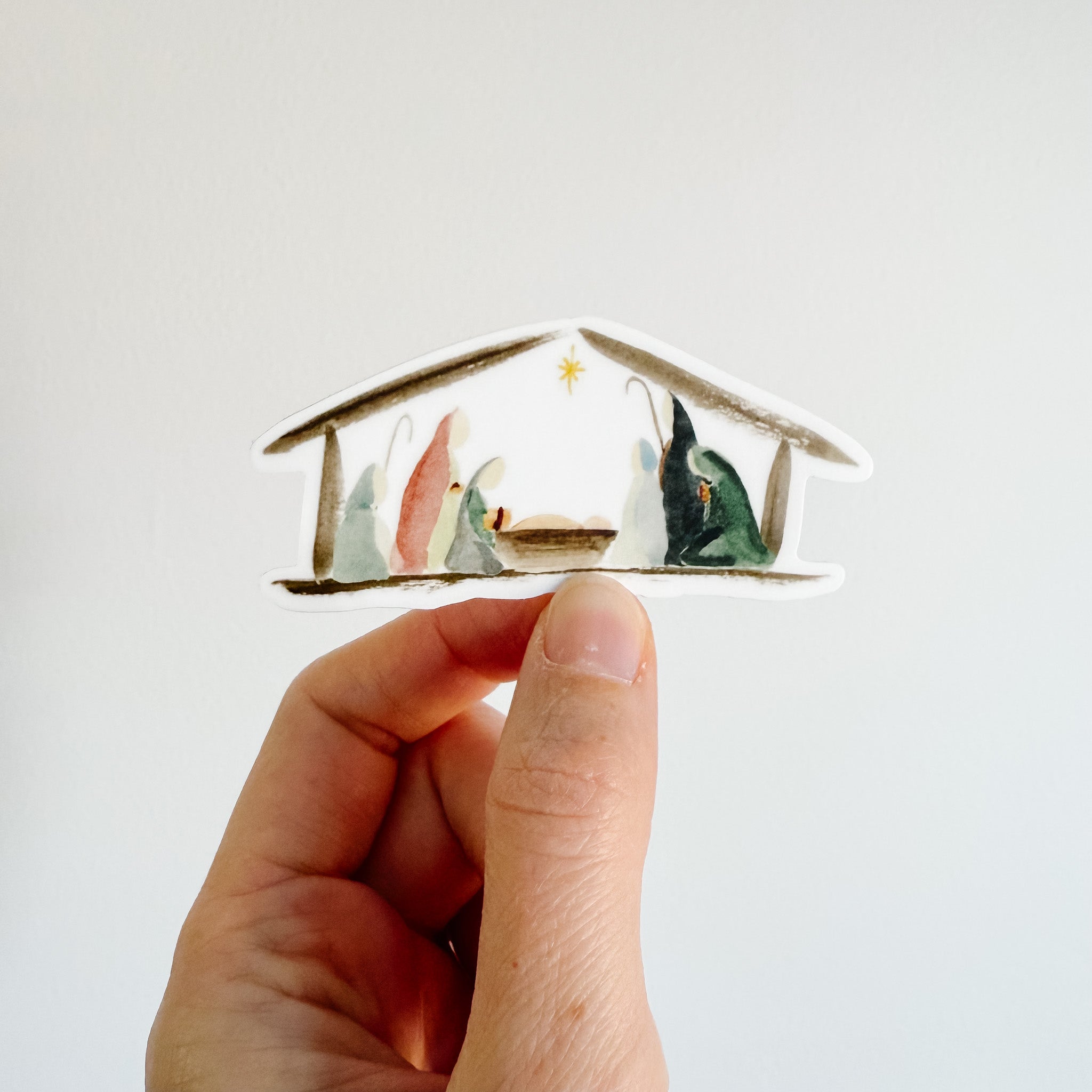 Nativity Scene Sticker