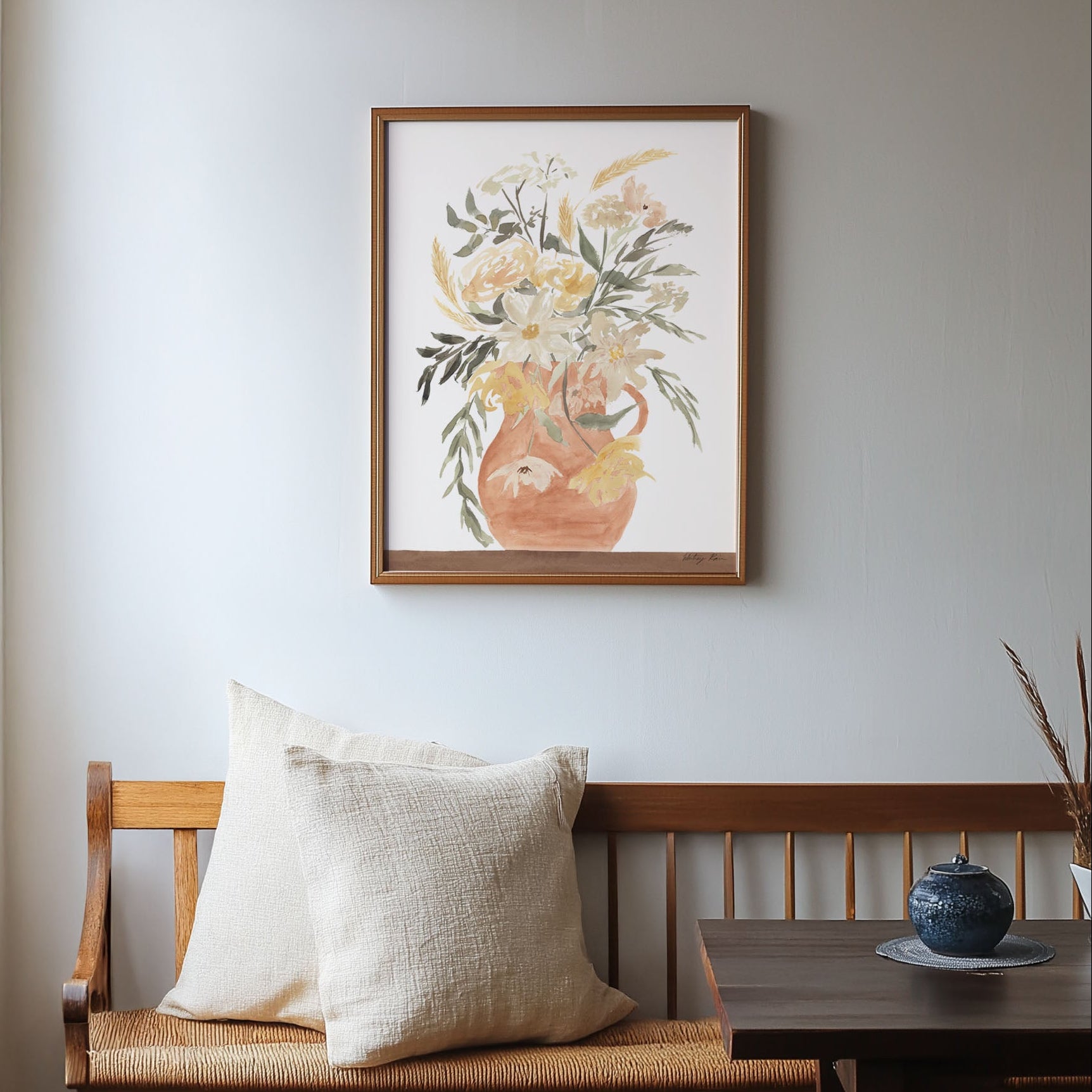 "Terracotta Vase" Watercolor Print