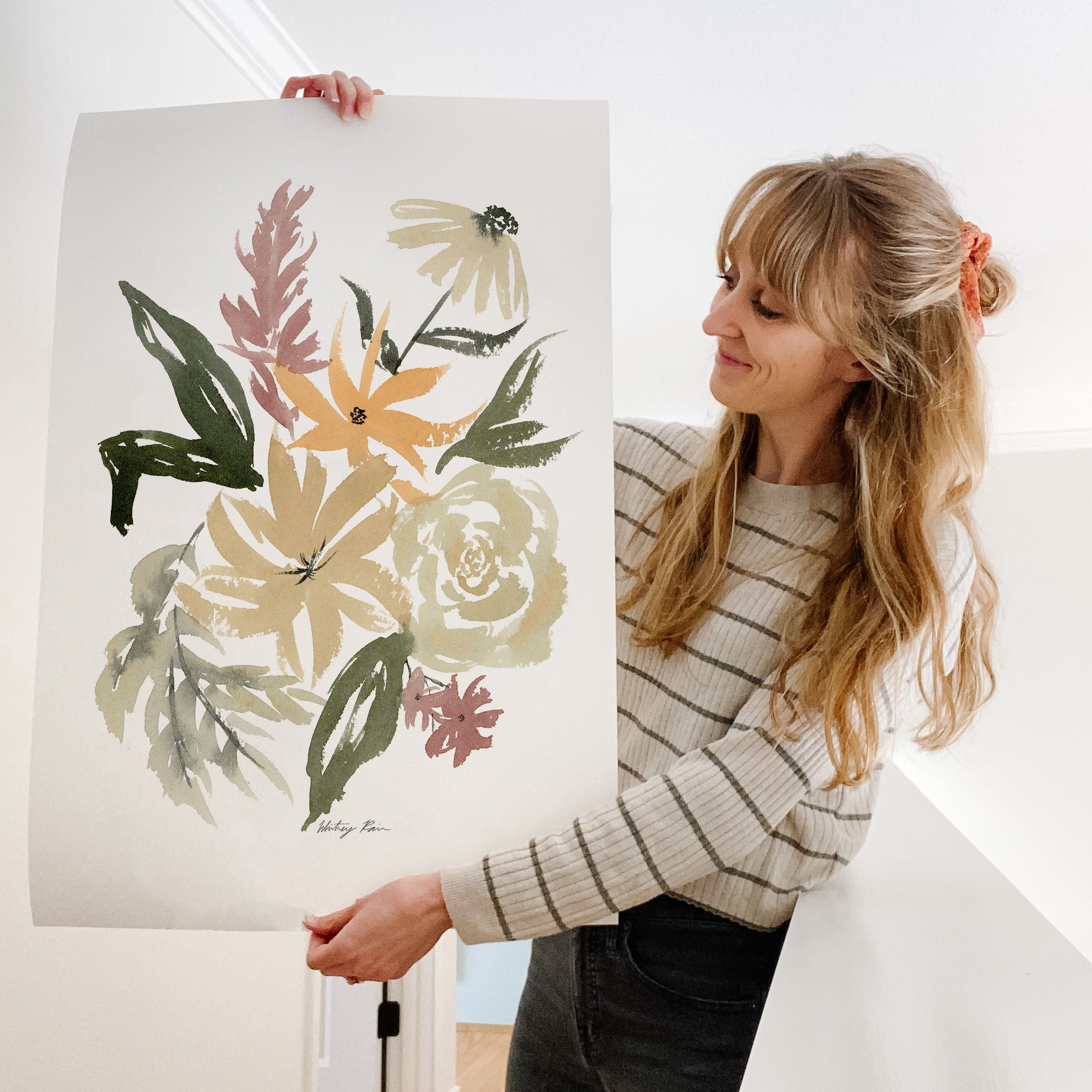 "Tropical Bouquet" Watercolor Print