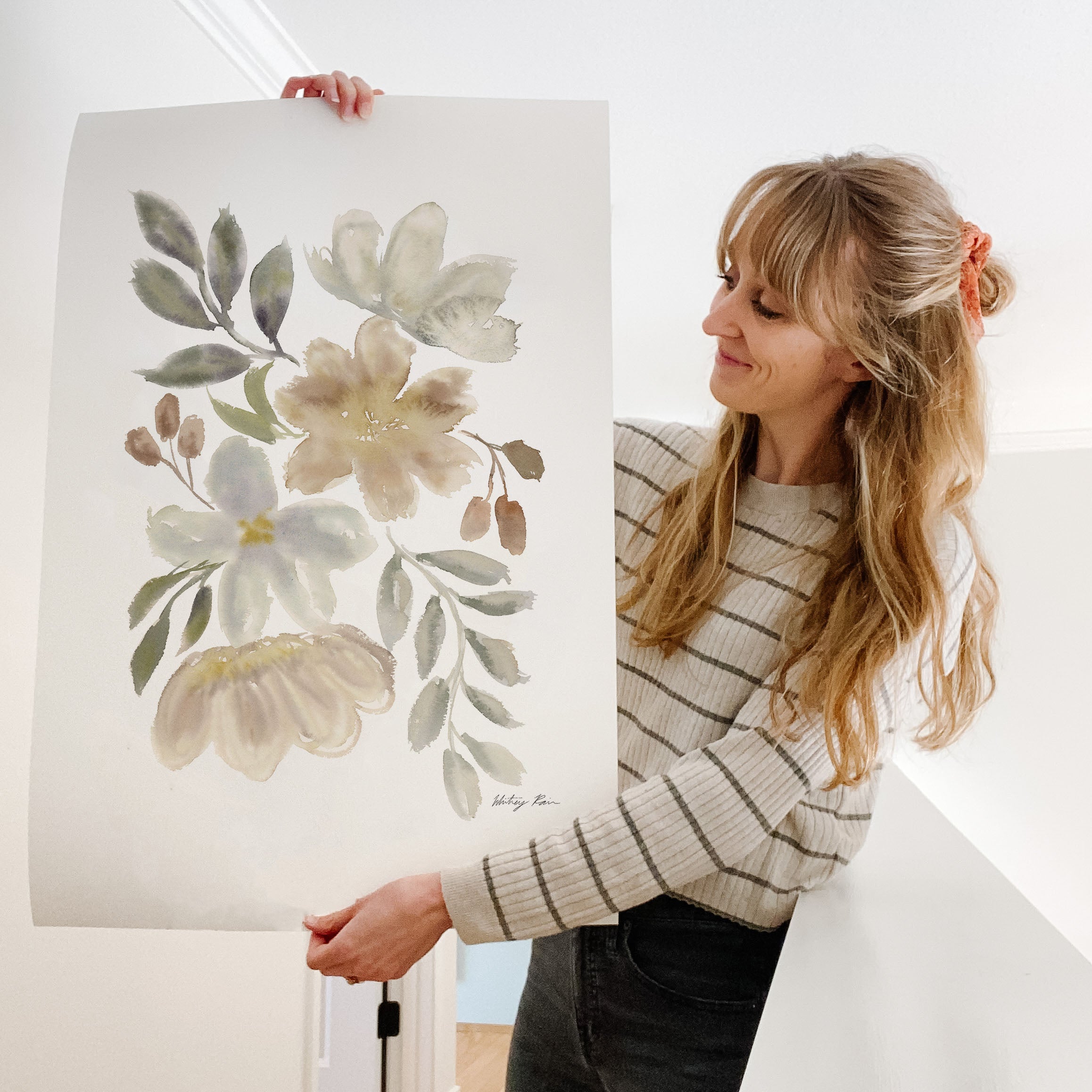 "Softened" Watercolor Print