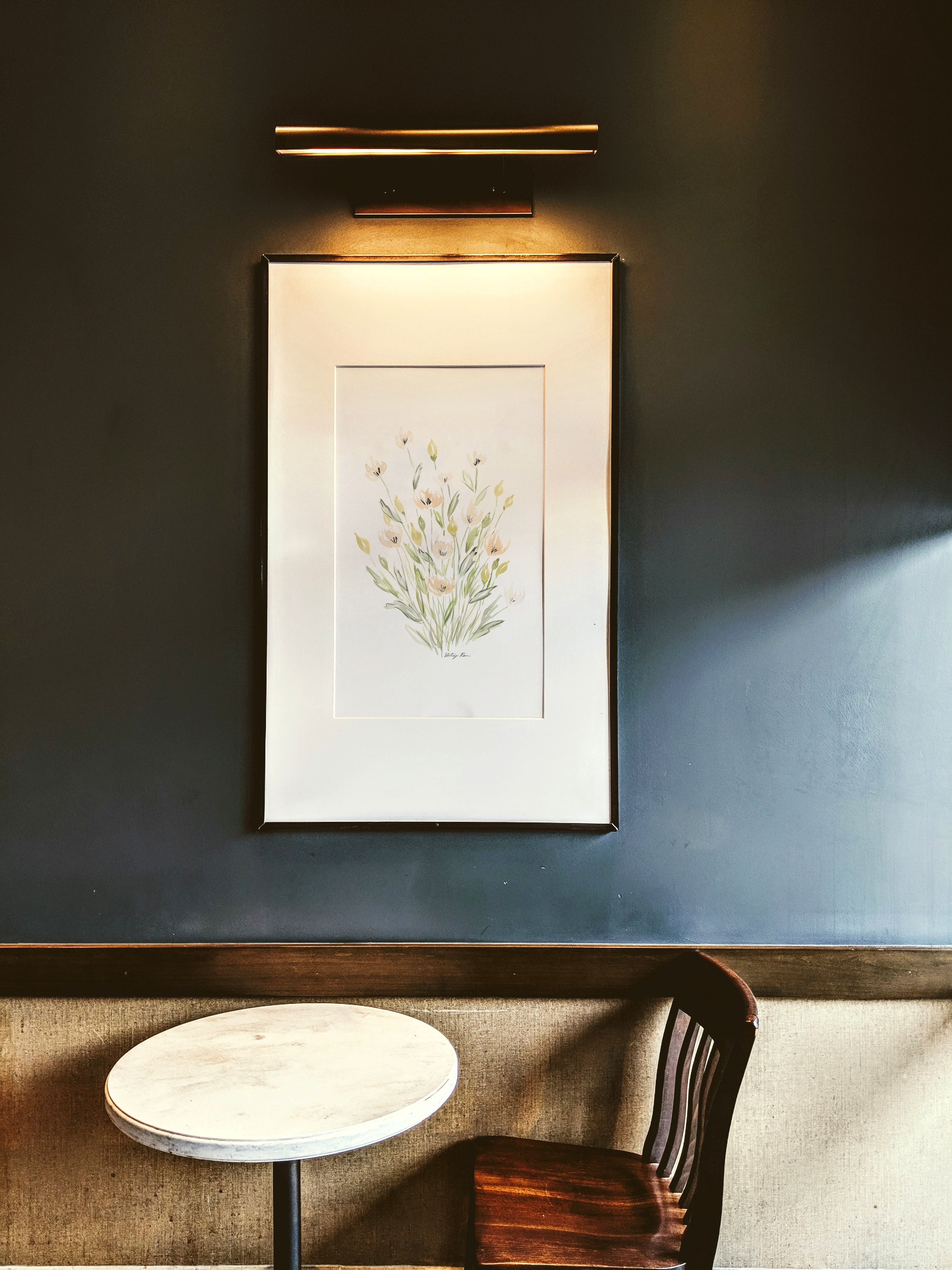 "Little Pink Flowers" Watercolor Print