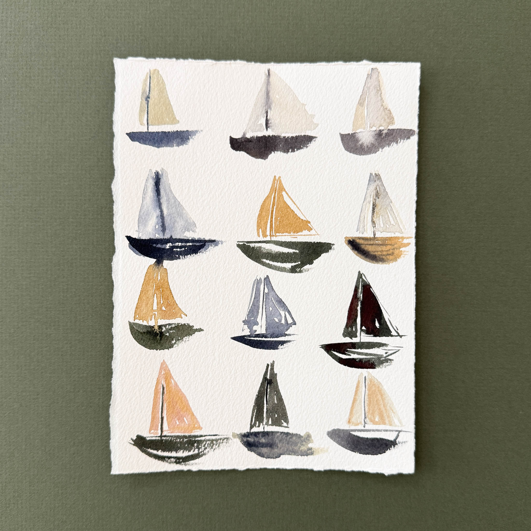 5.5x7.5 Original Watercolor Painting