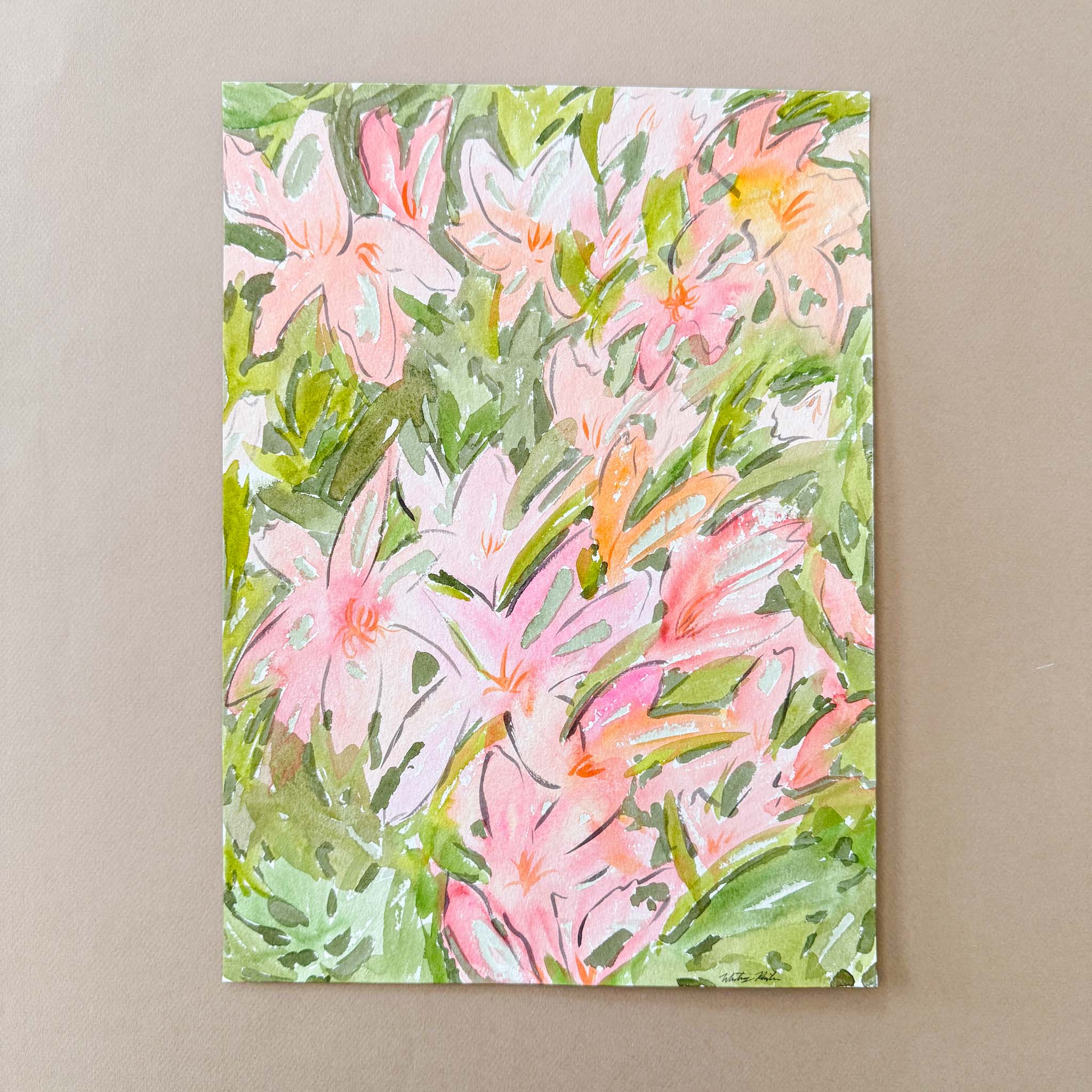 11x15 Original Watercolor Painting