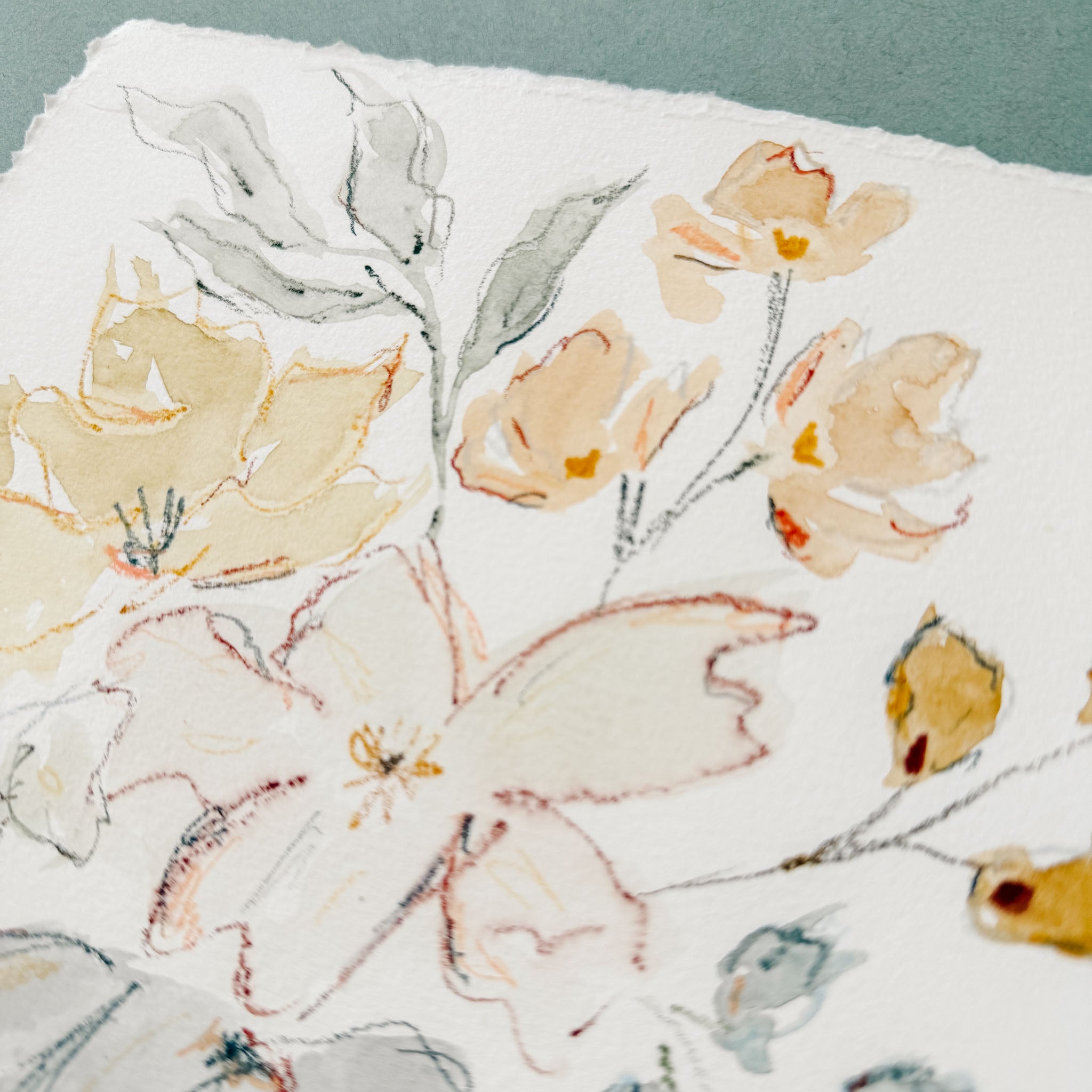 8.5x12 Original Watercolor Painting