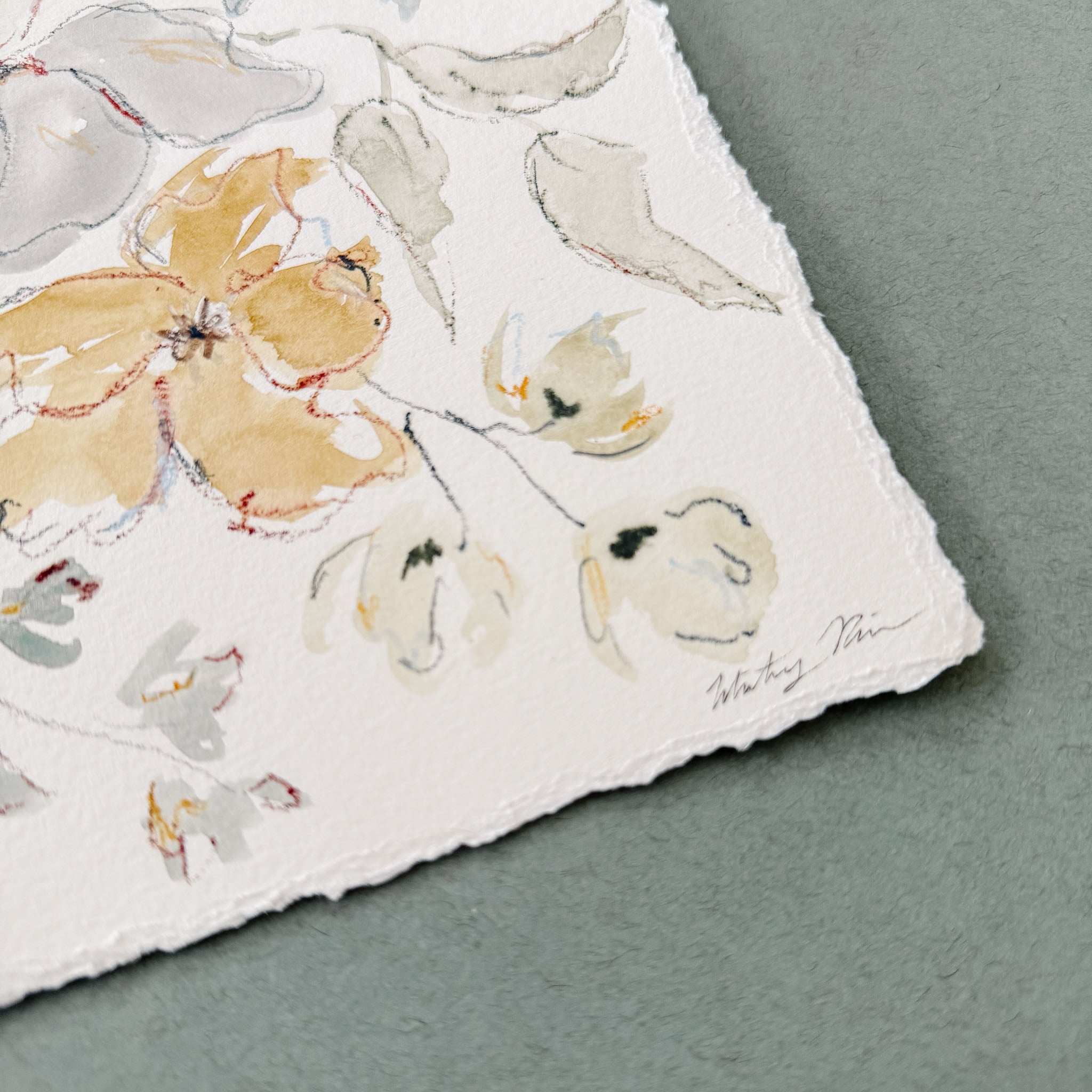 8.5x12 Original Watercolor Painting