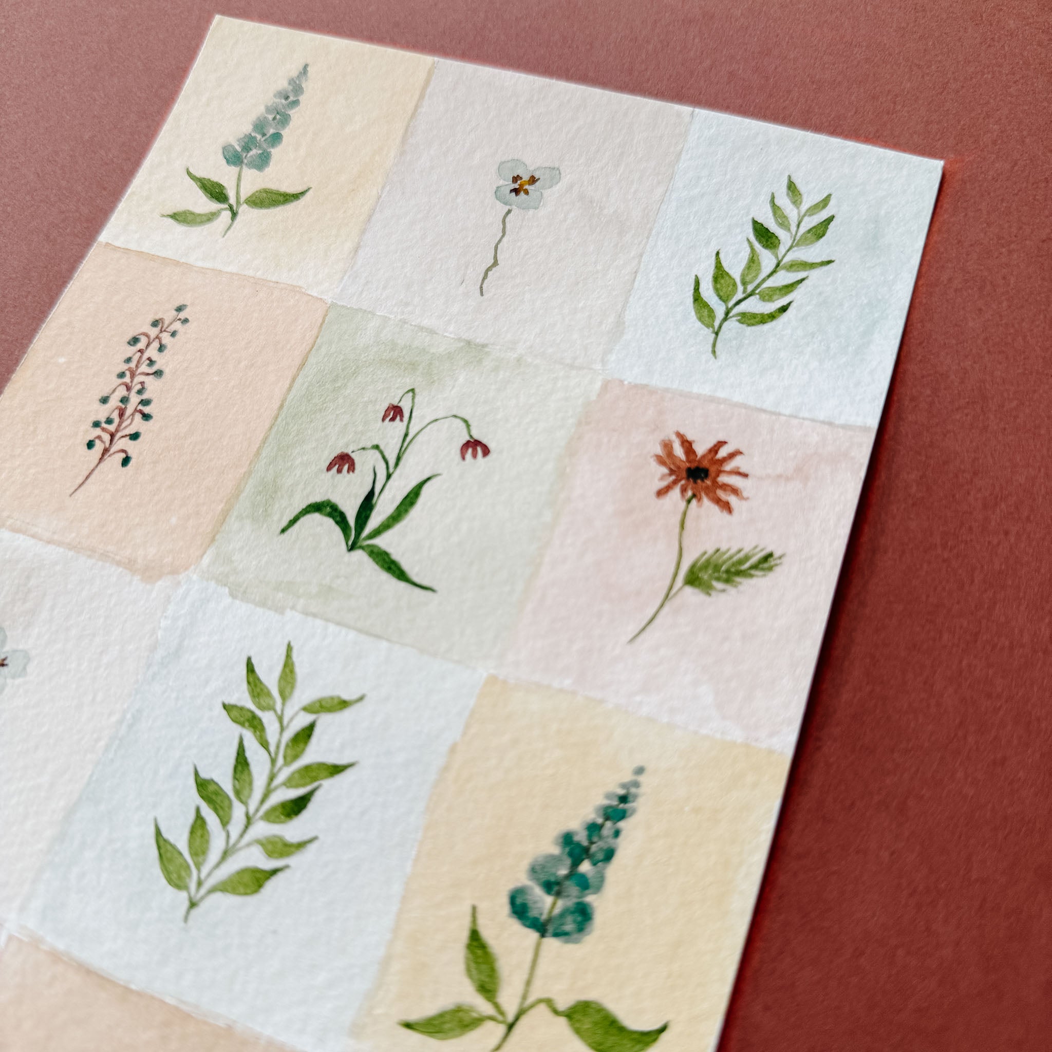 8.5x5.5 Original Watercolor Painting