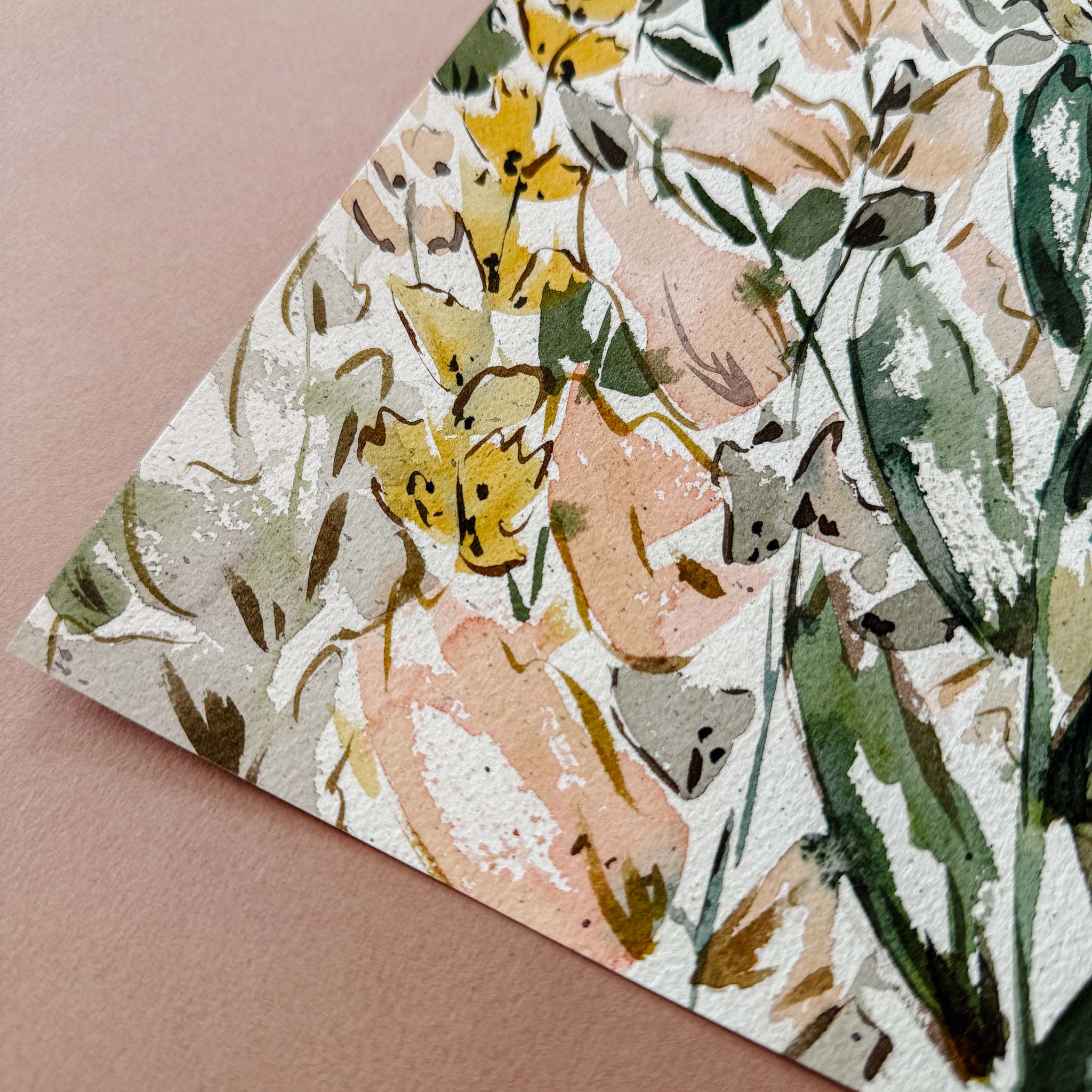 9x.75 Original Watercolor Painting