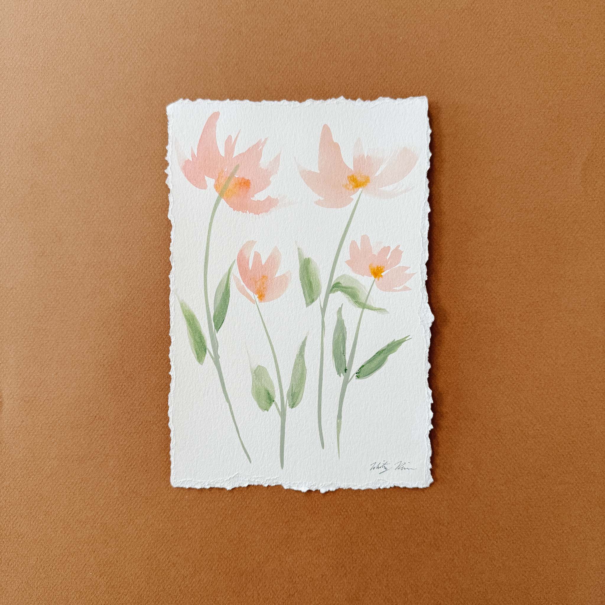 6.5x9.5 Original Watercolor Painting