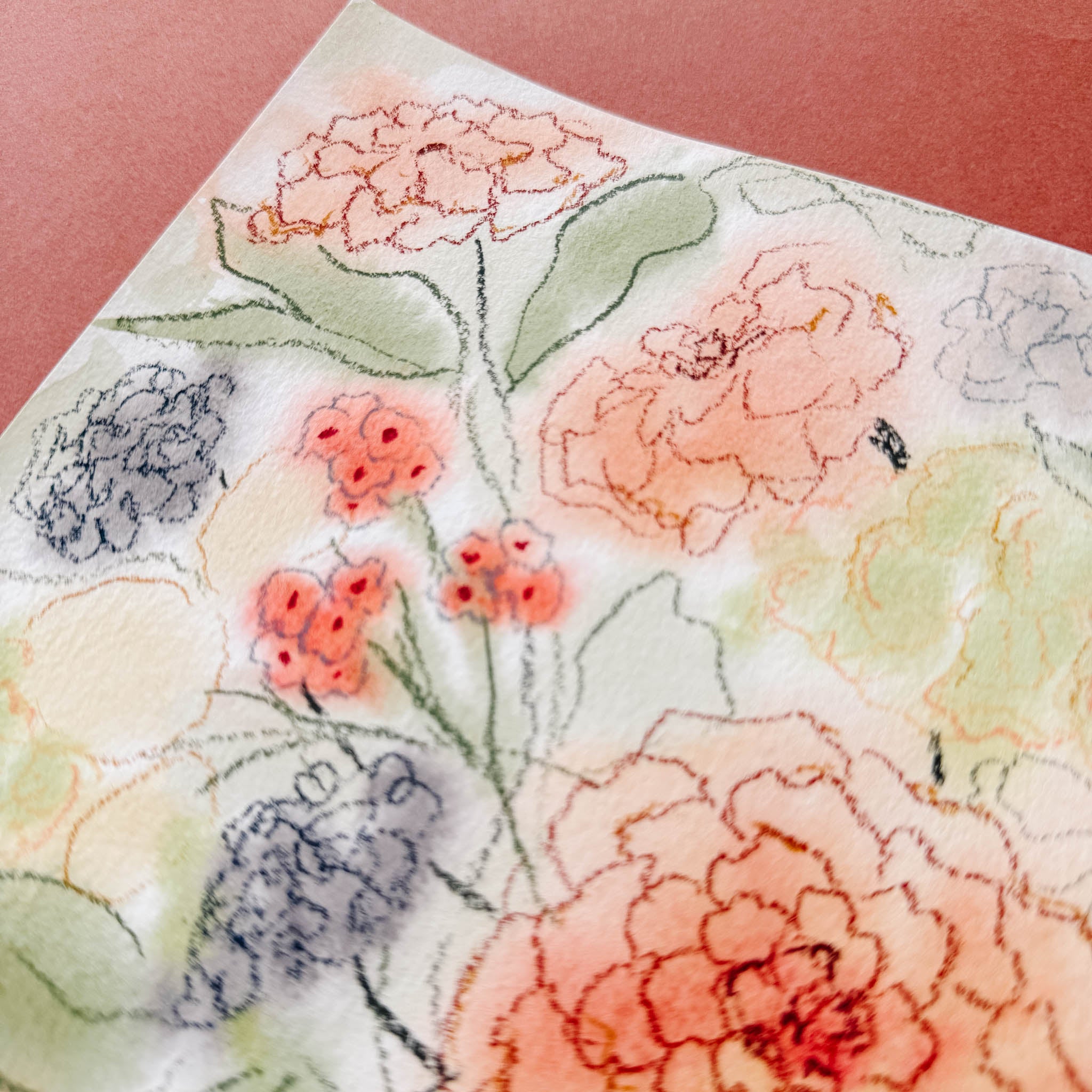 9x12 Original Watercolor Painting