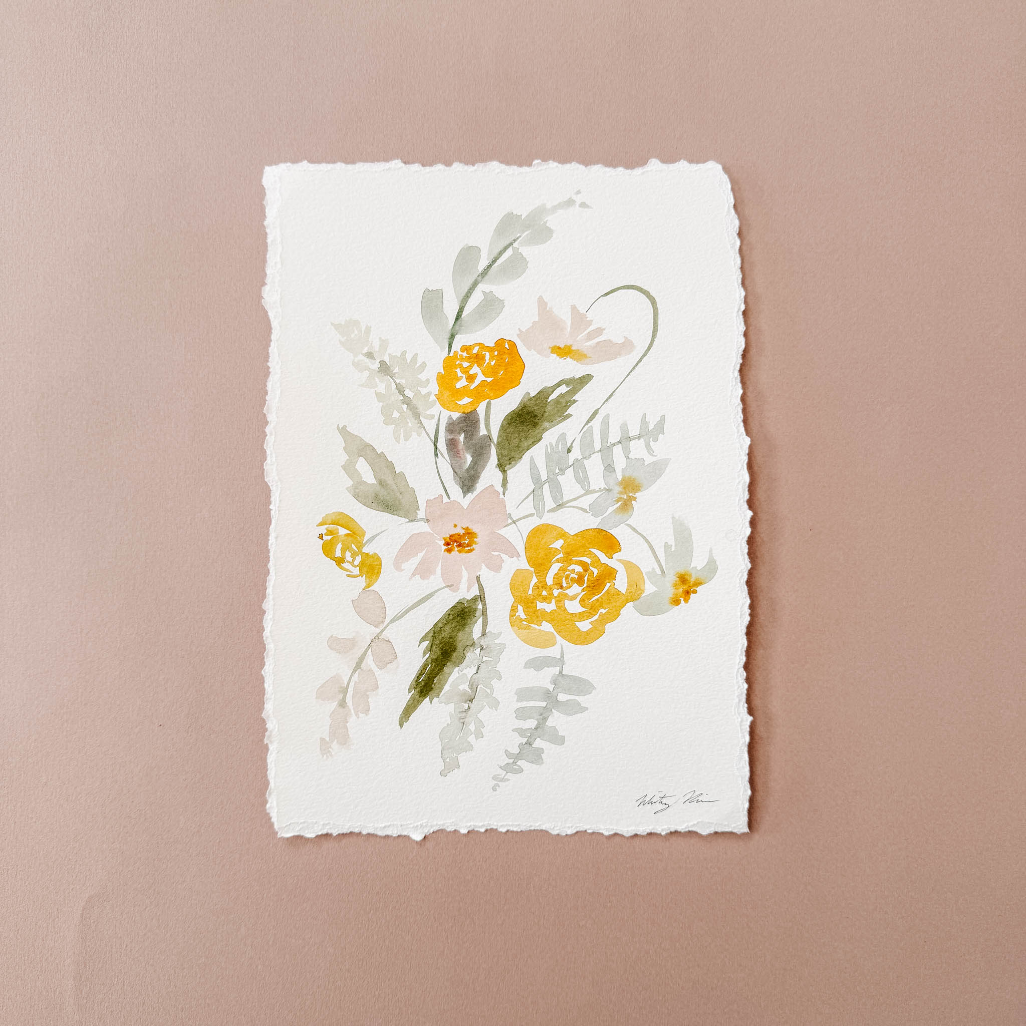 8x11 Original Watercolor Painting