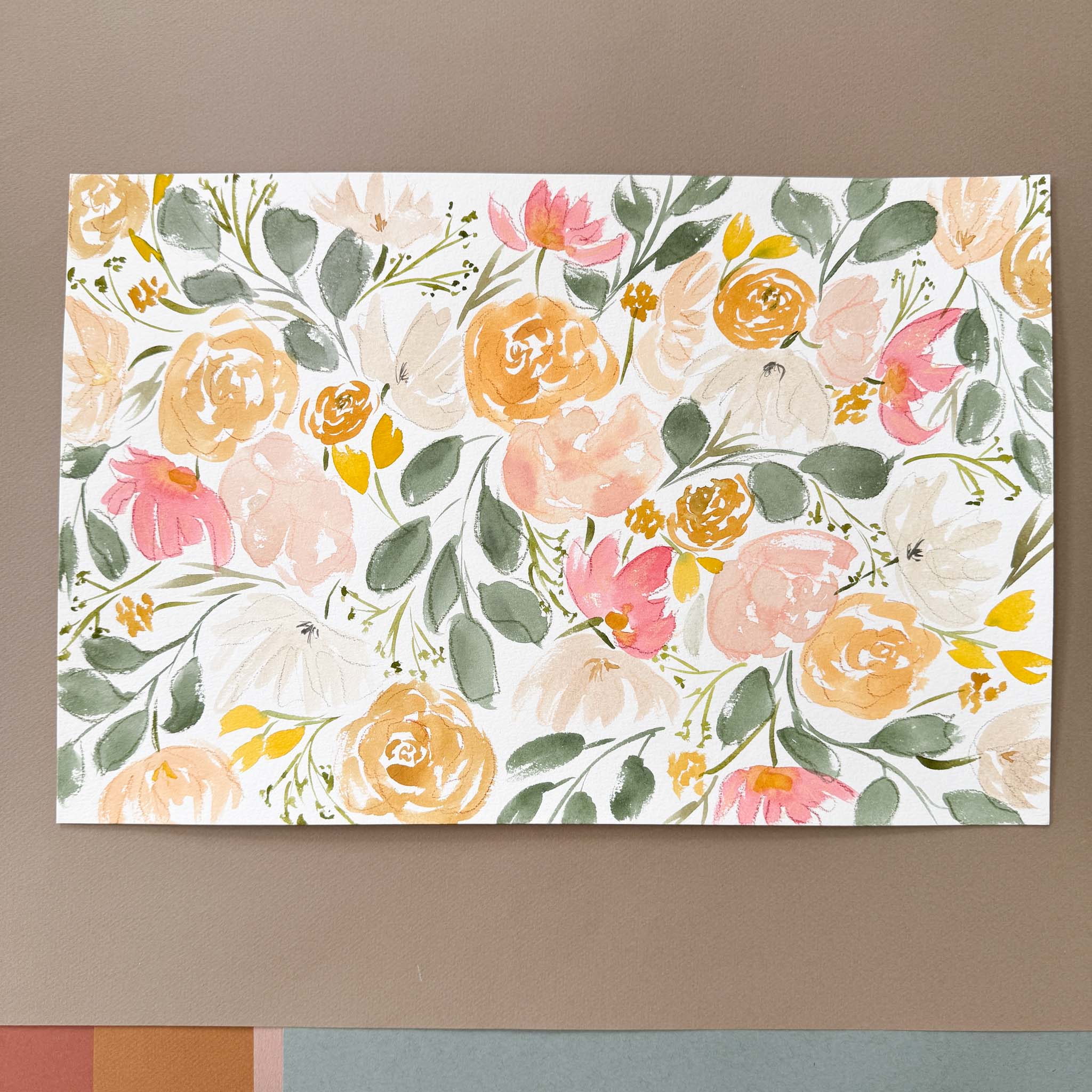 12x18 Original Watercolor Painting