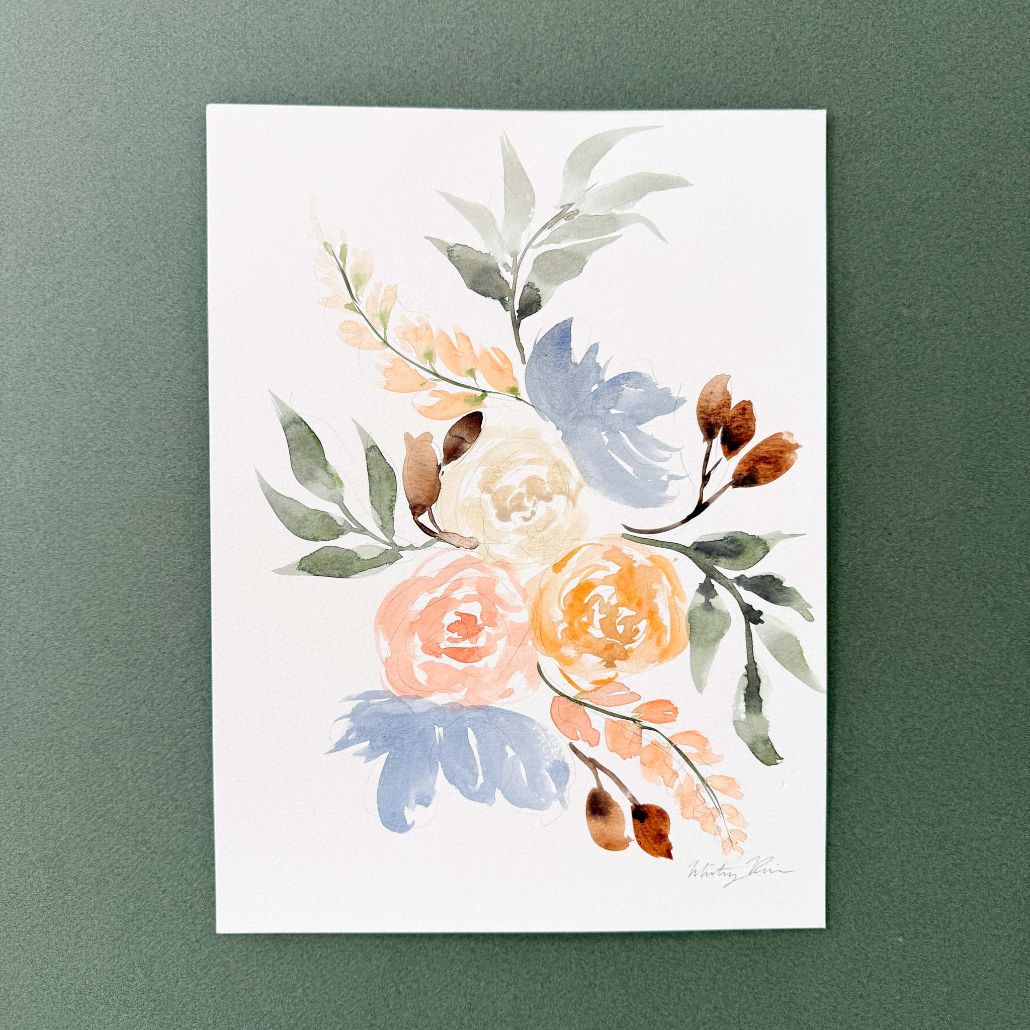 9x12 Original Watercolor Painting