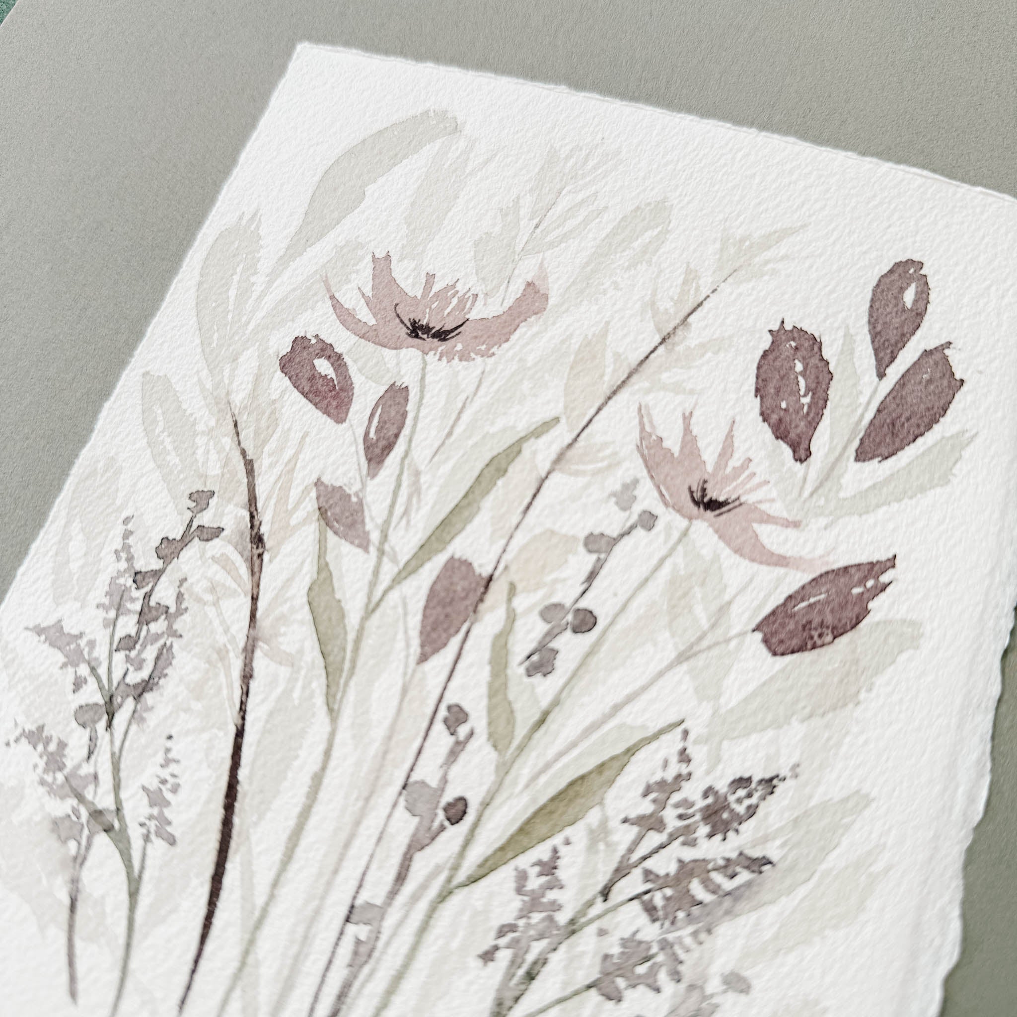 5.5x7.5 Original Watercolor Painting