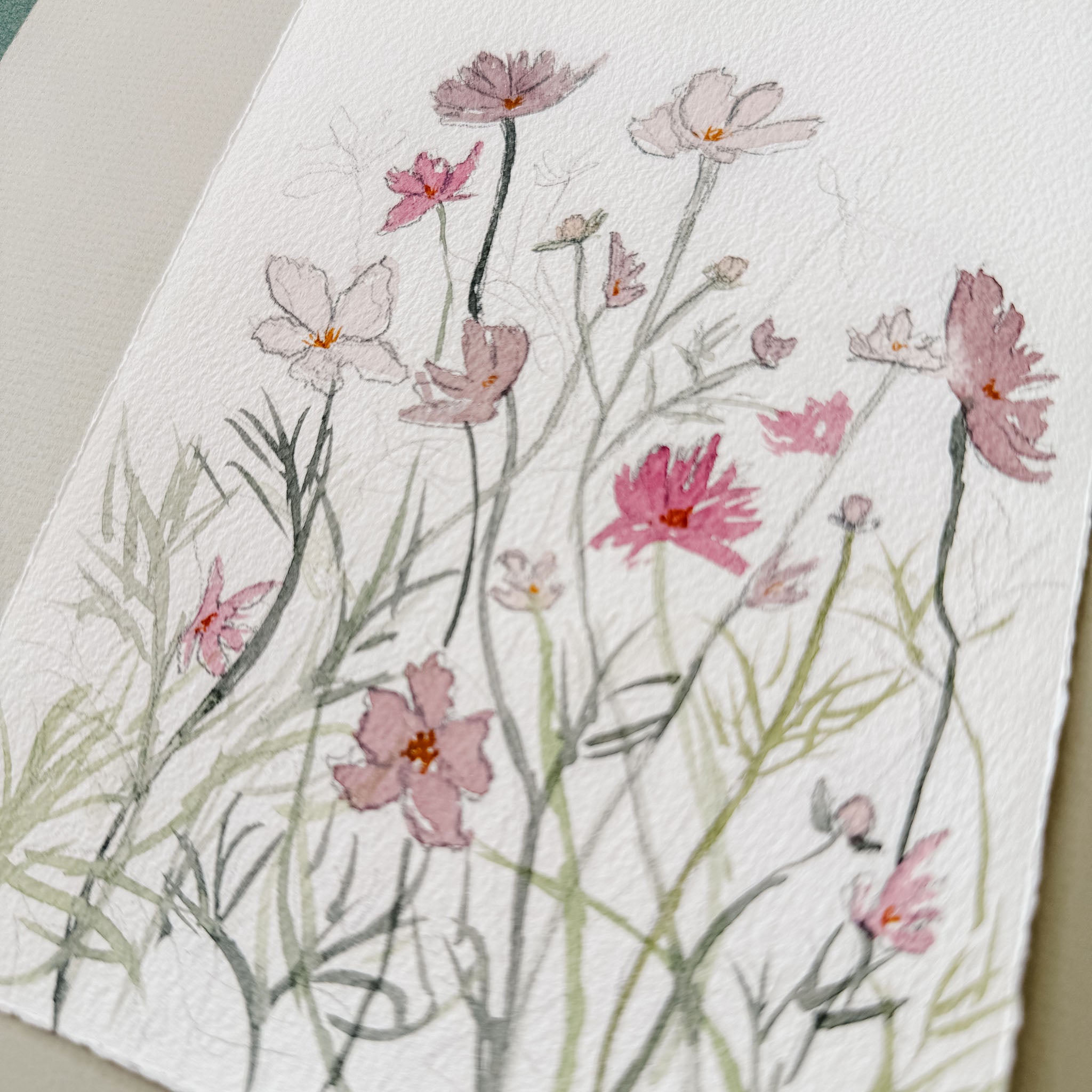 5.5x7.5 Original Watercolor Painting