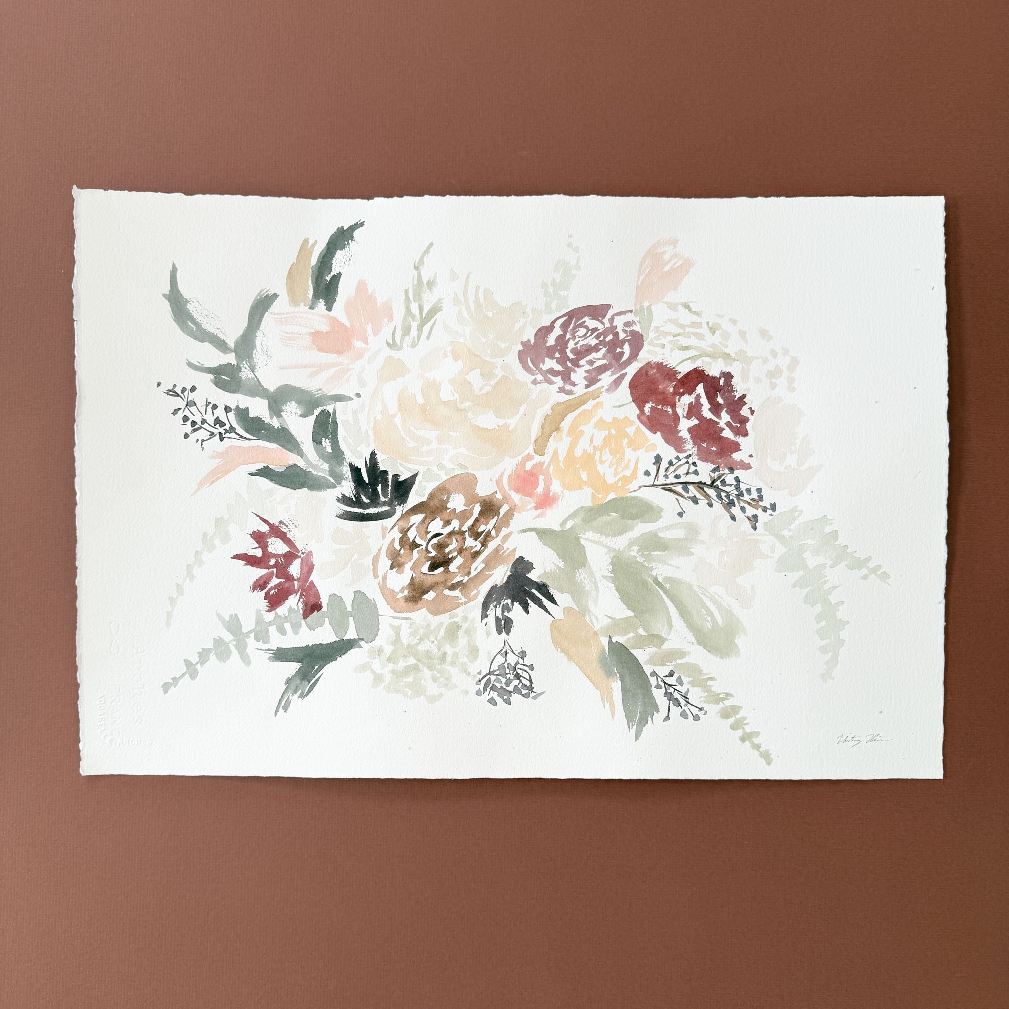 15x22 Original Watercolor Painting