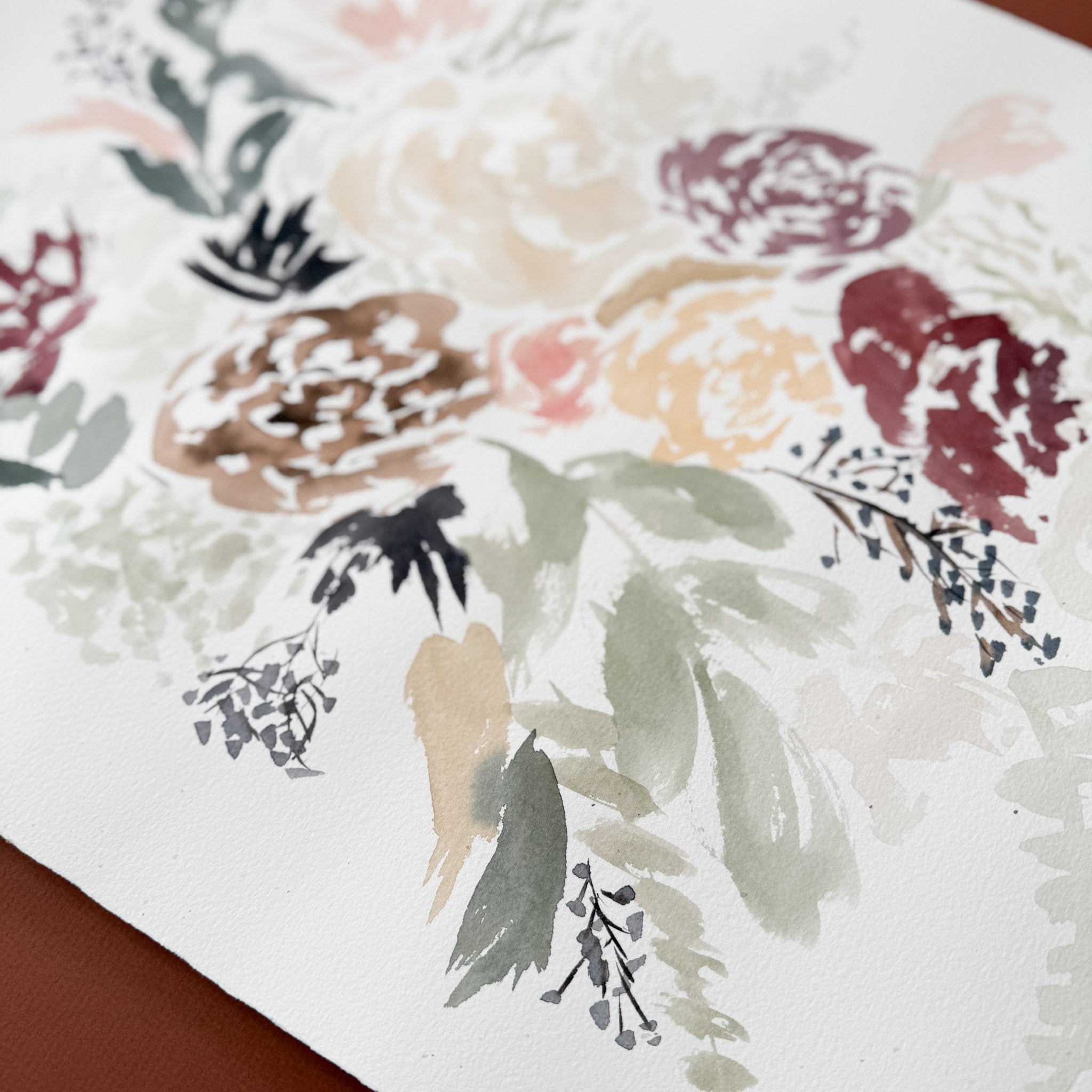 15x22 Original Watercolor Painting