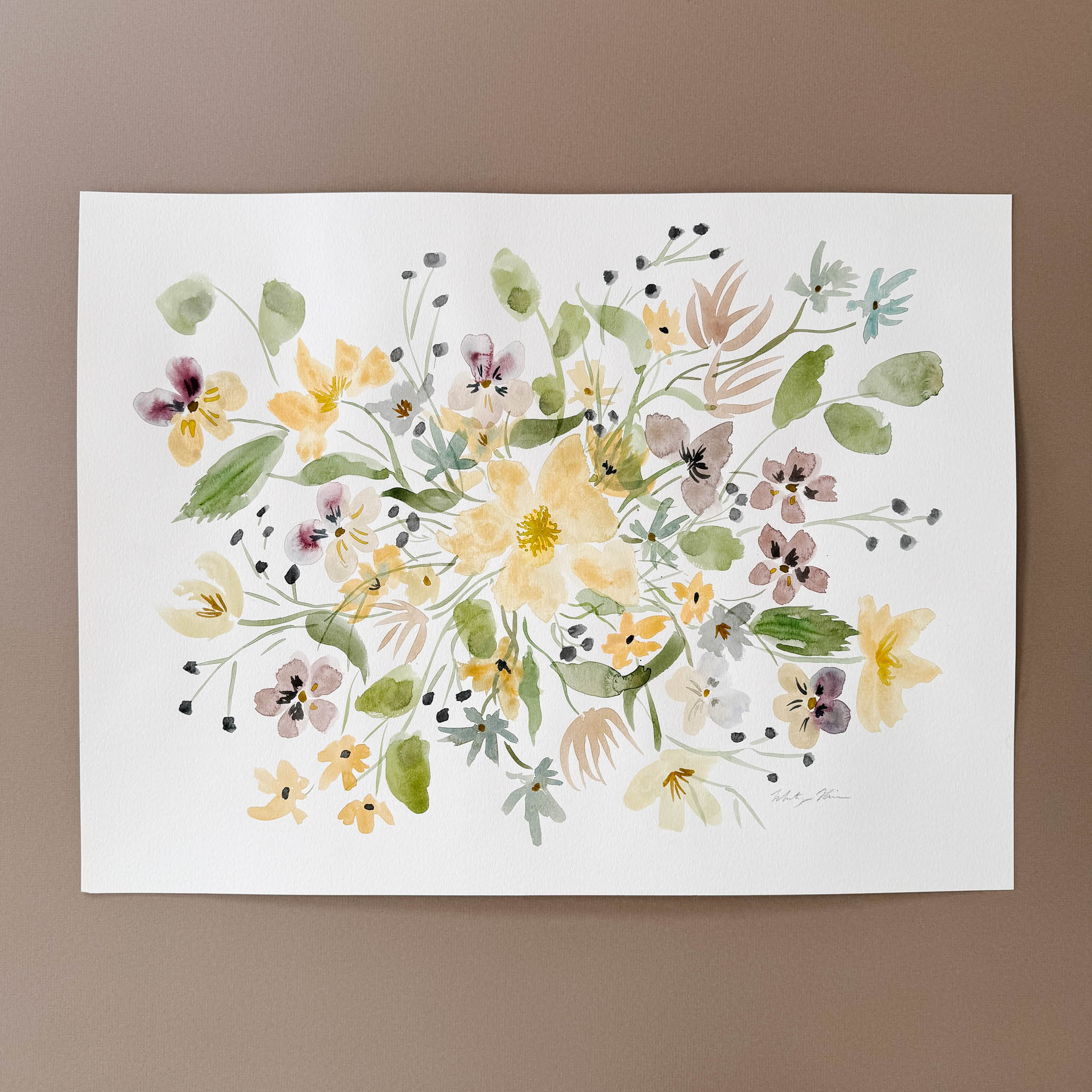 18x24 Original Watercolor Painting