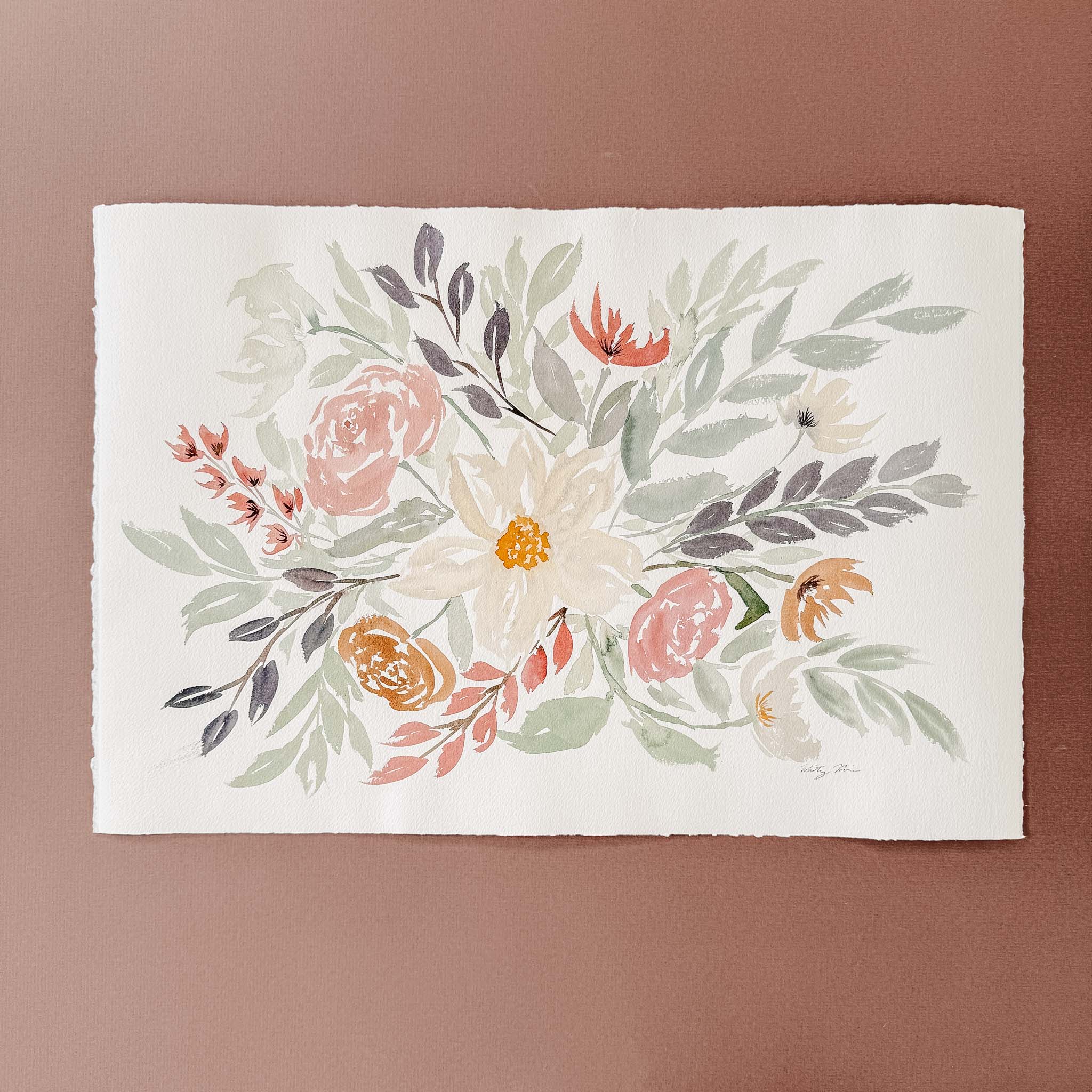 15x22 Original Watercolor Painting