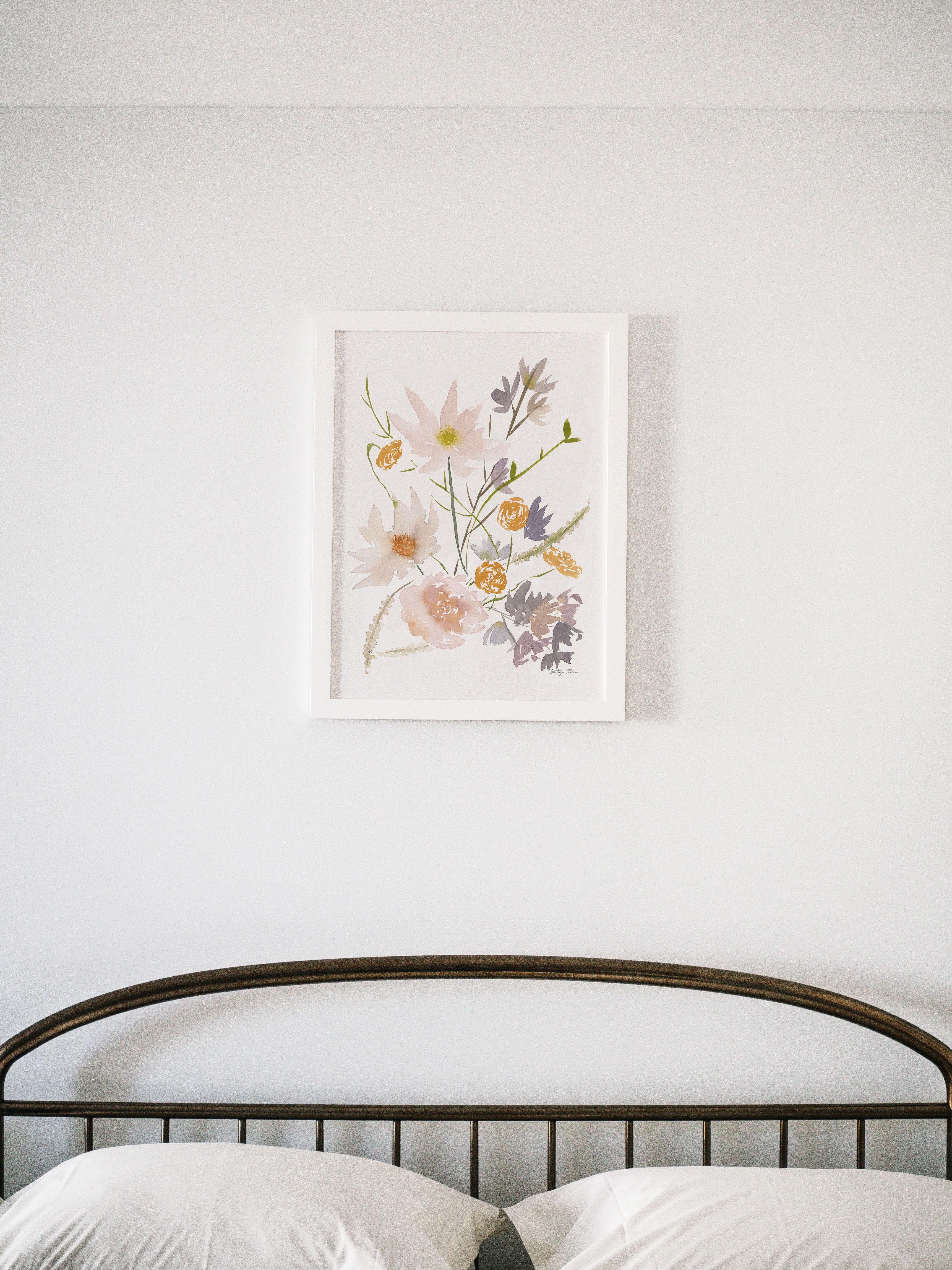 "Wildflowers in Bloom" Watercolor Print
