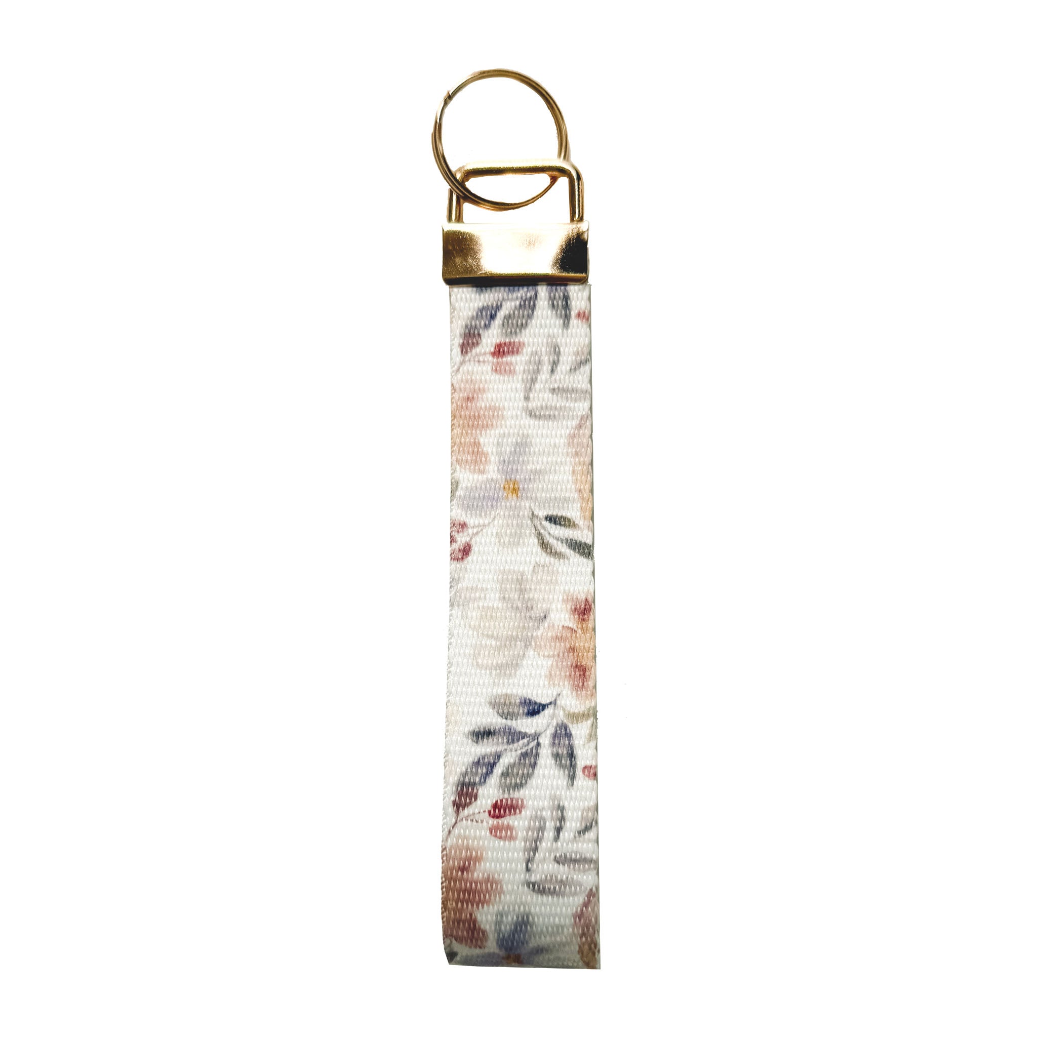 Wristlet Keychain Artist Made Watercolor "Softened"