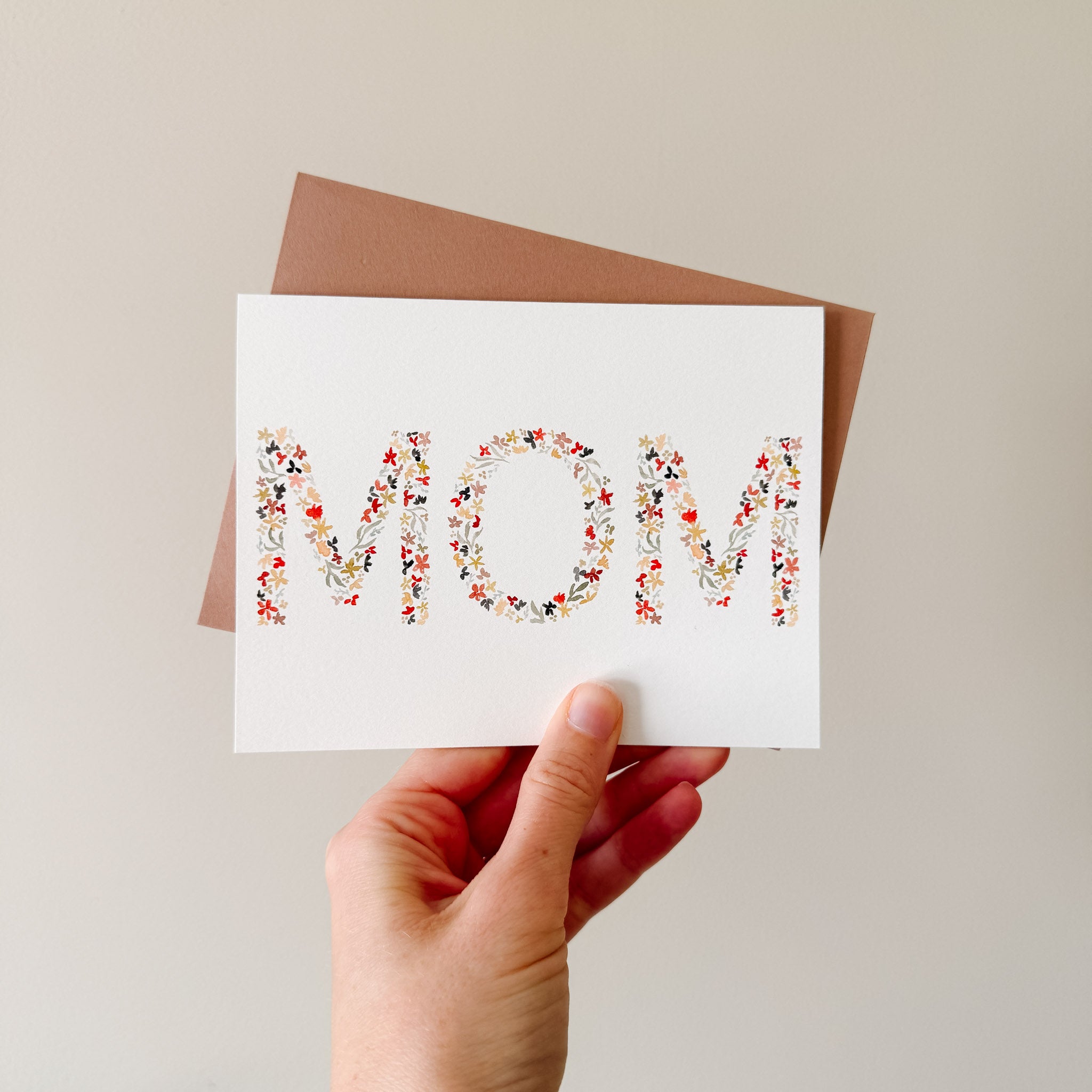 "Mom" Mother's Day Card