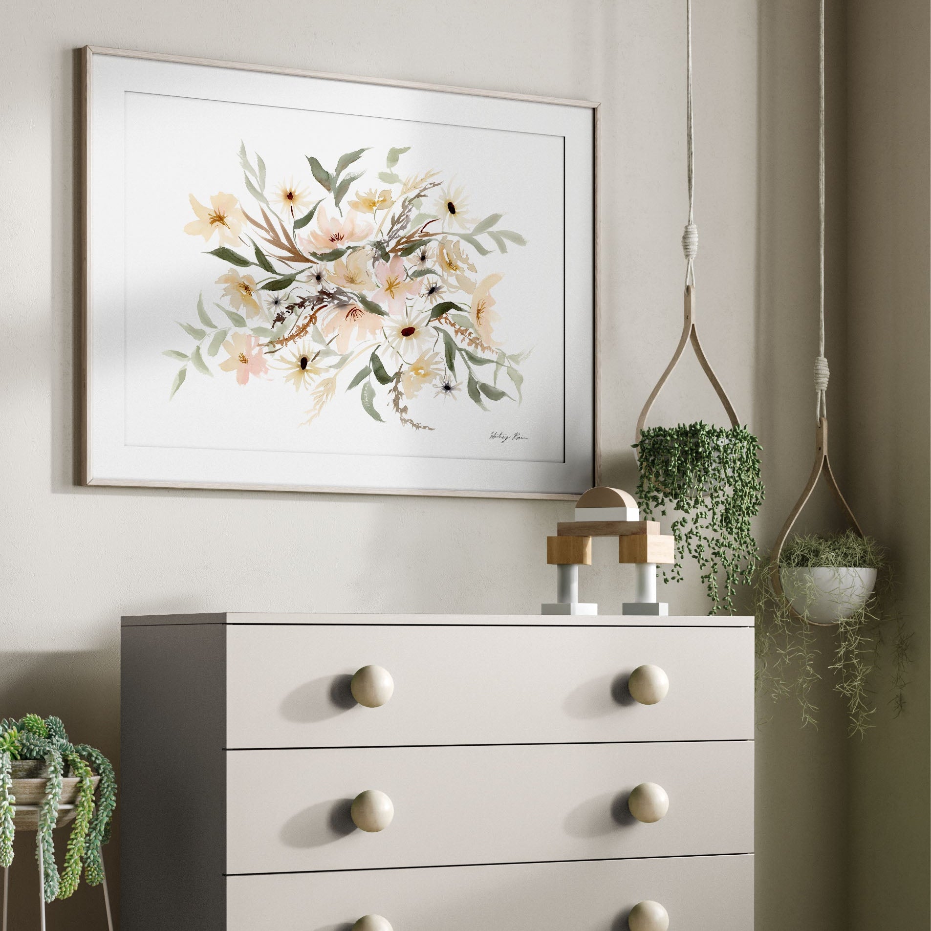 "Summer Meadow" Watercolor Print