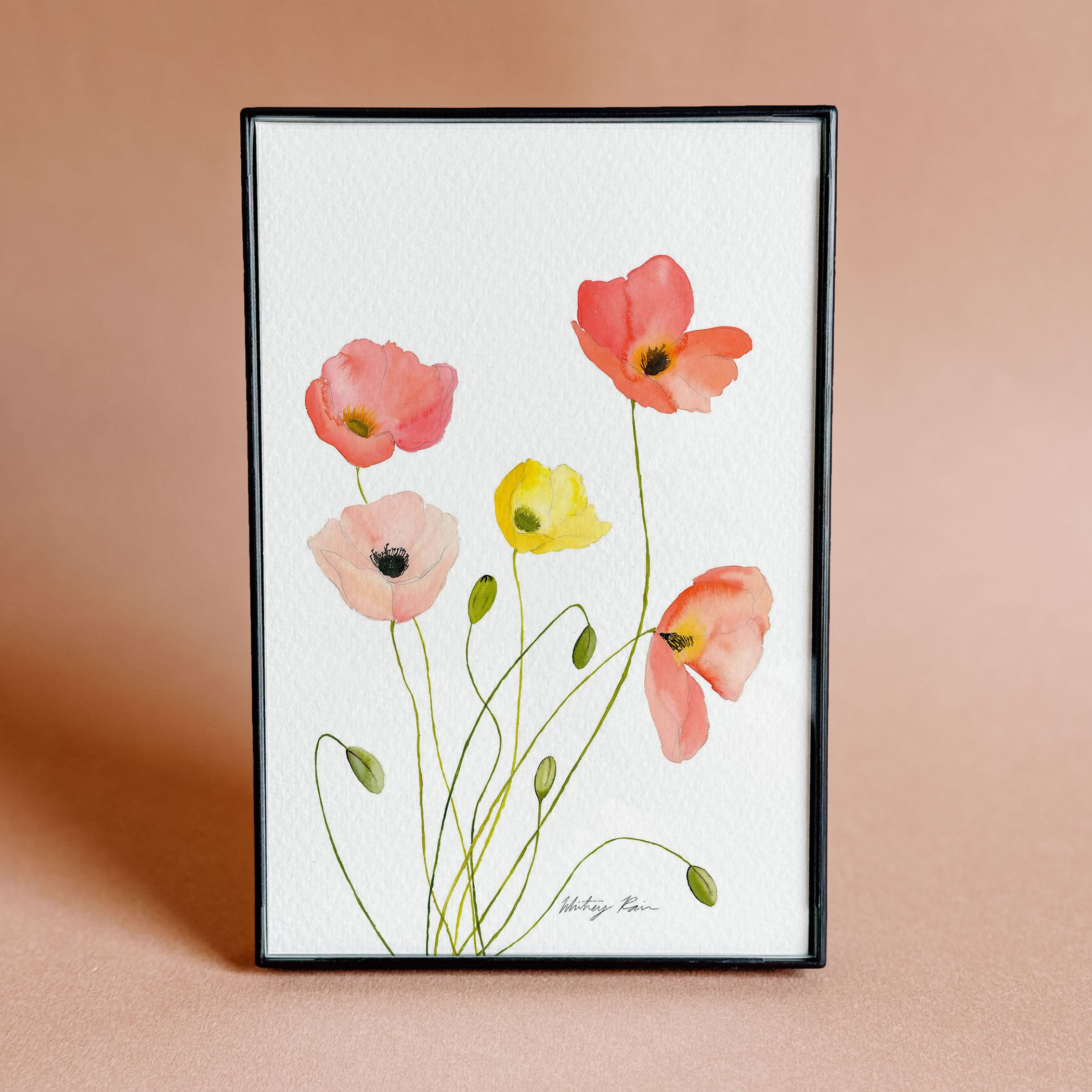 Mini Framed Print "Iceland Poppies"