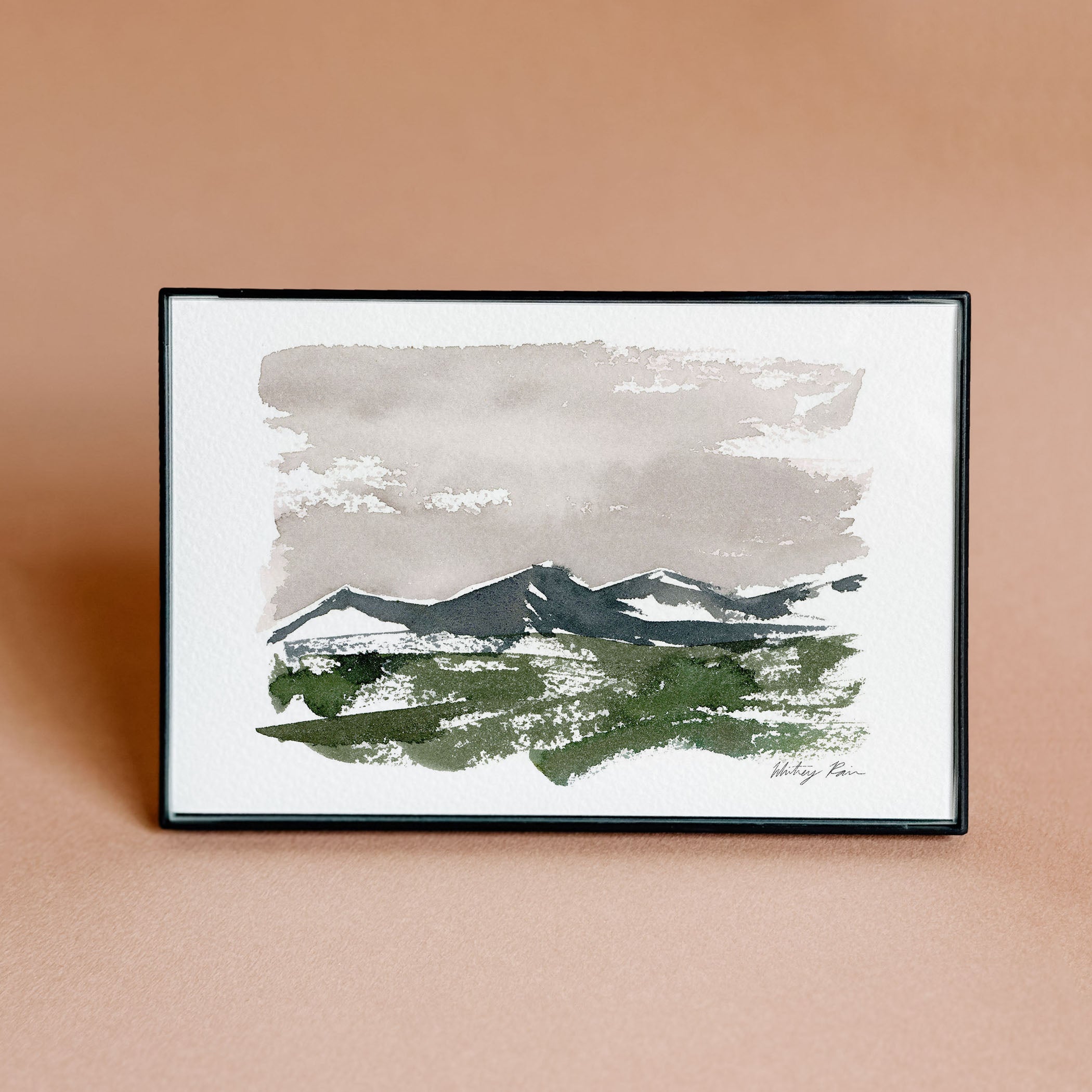 Mini Framed Print "Rocky Mountains"