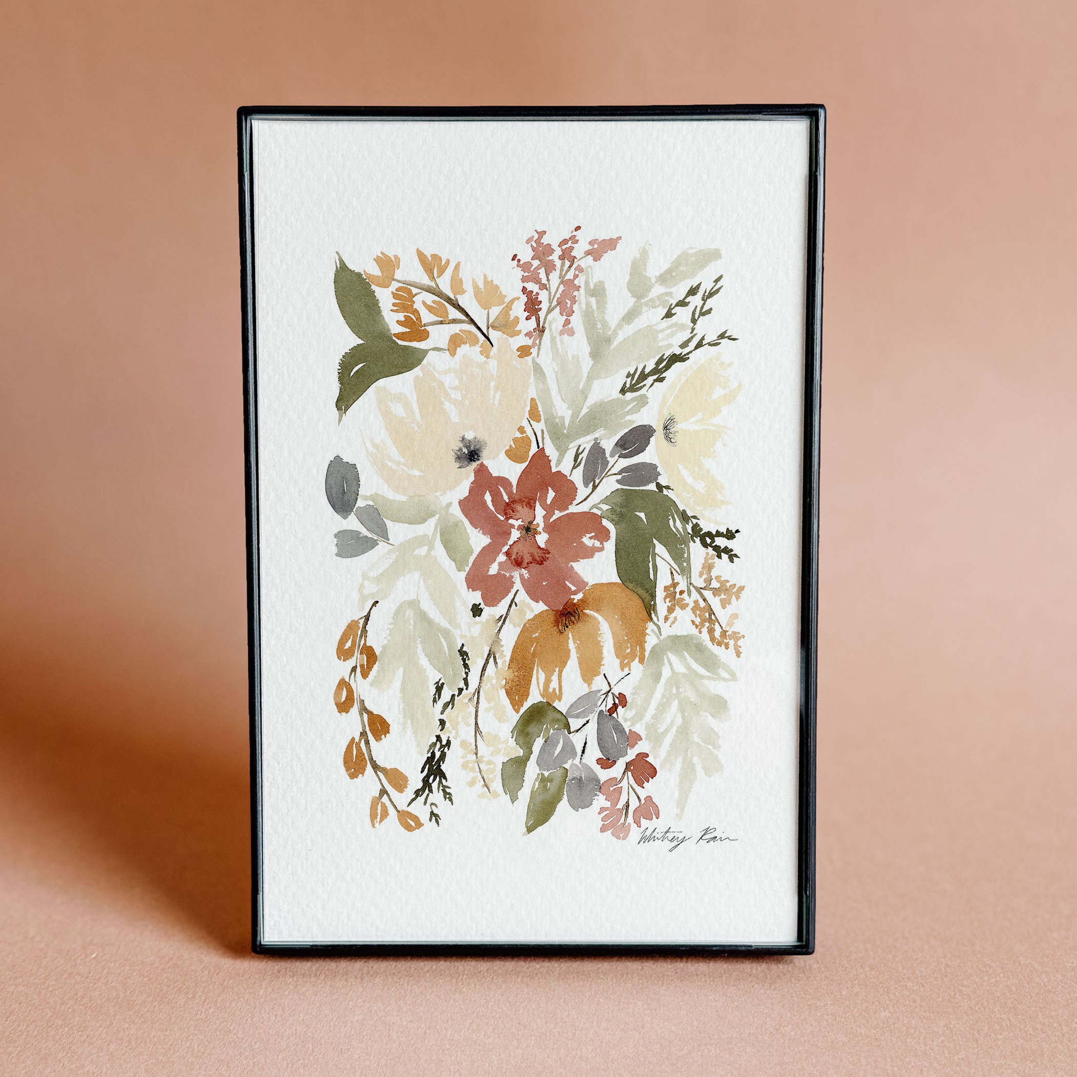 Mini Framed Print "Winter Floral"