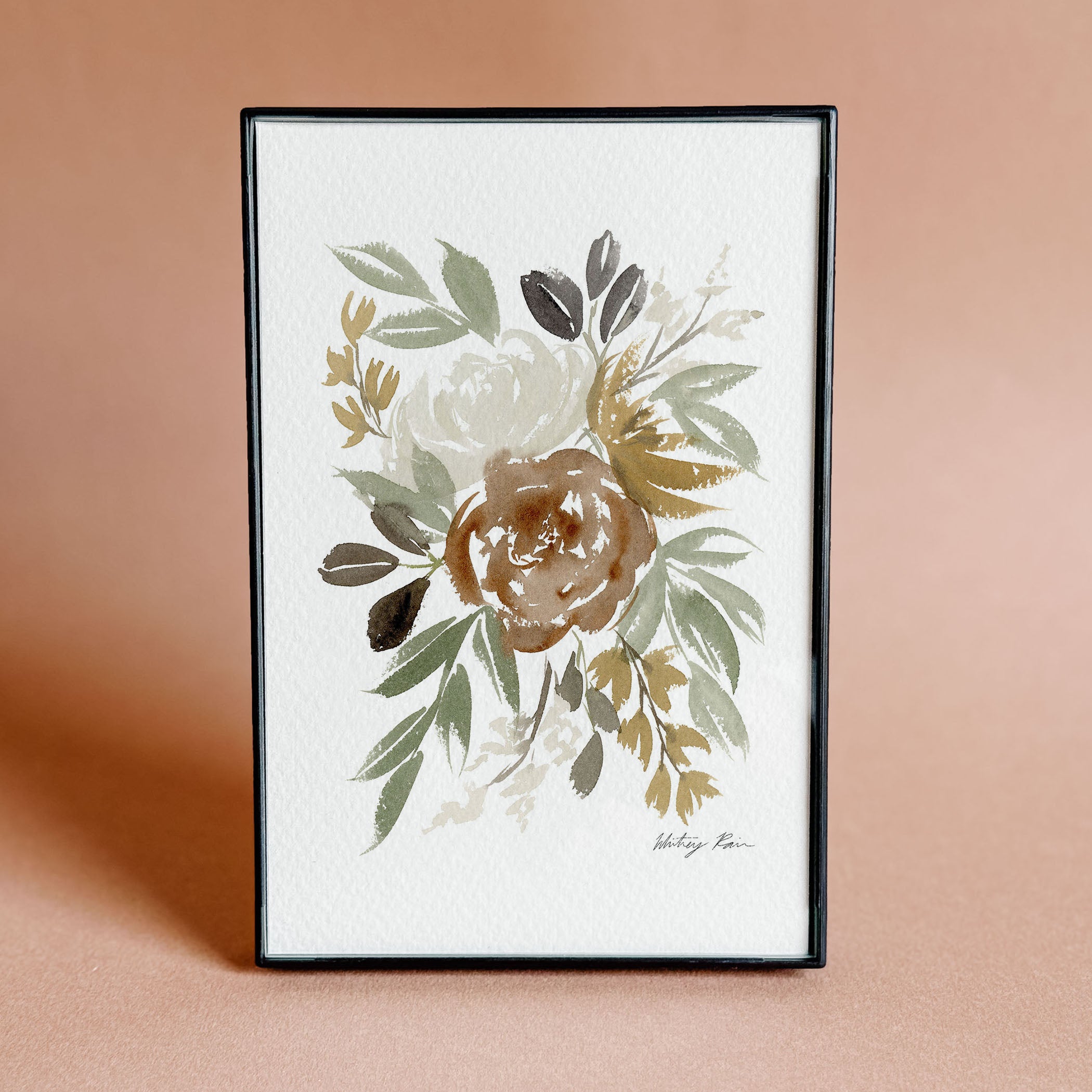 Mini Framed Print "Winter Flowers"
