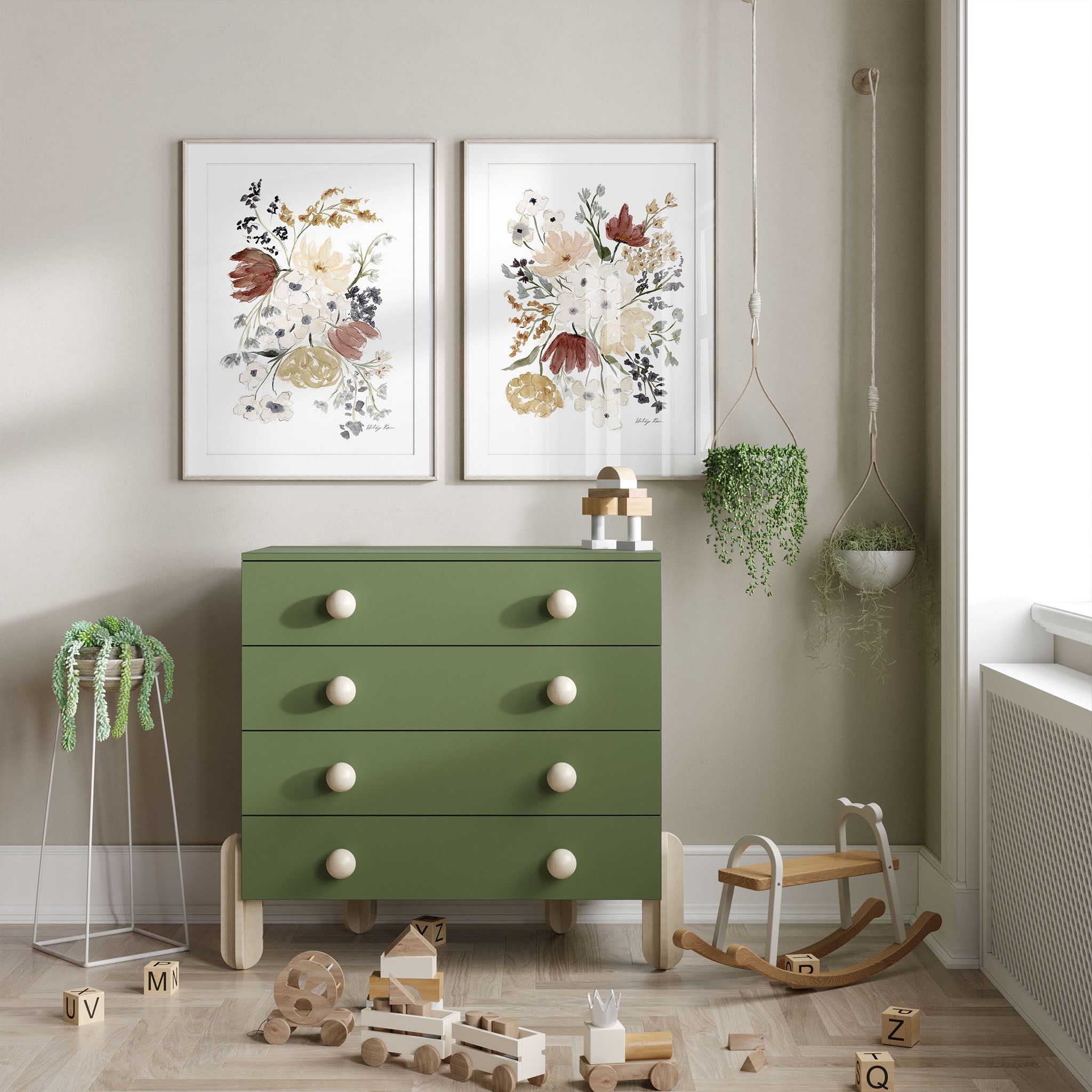 Set of 2 "Whispers of Spring" Art Prints