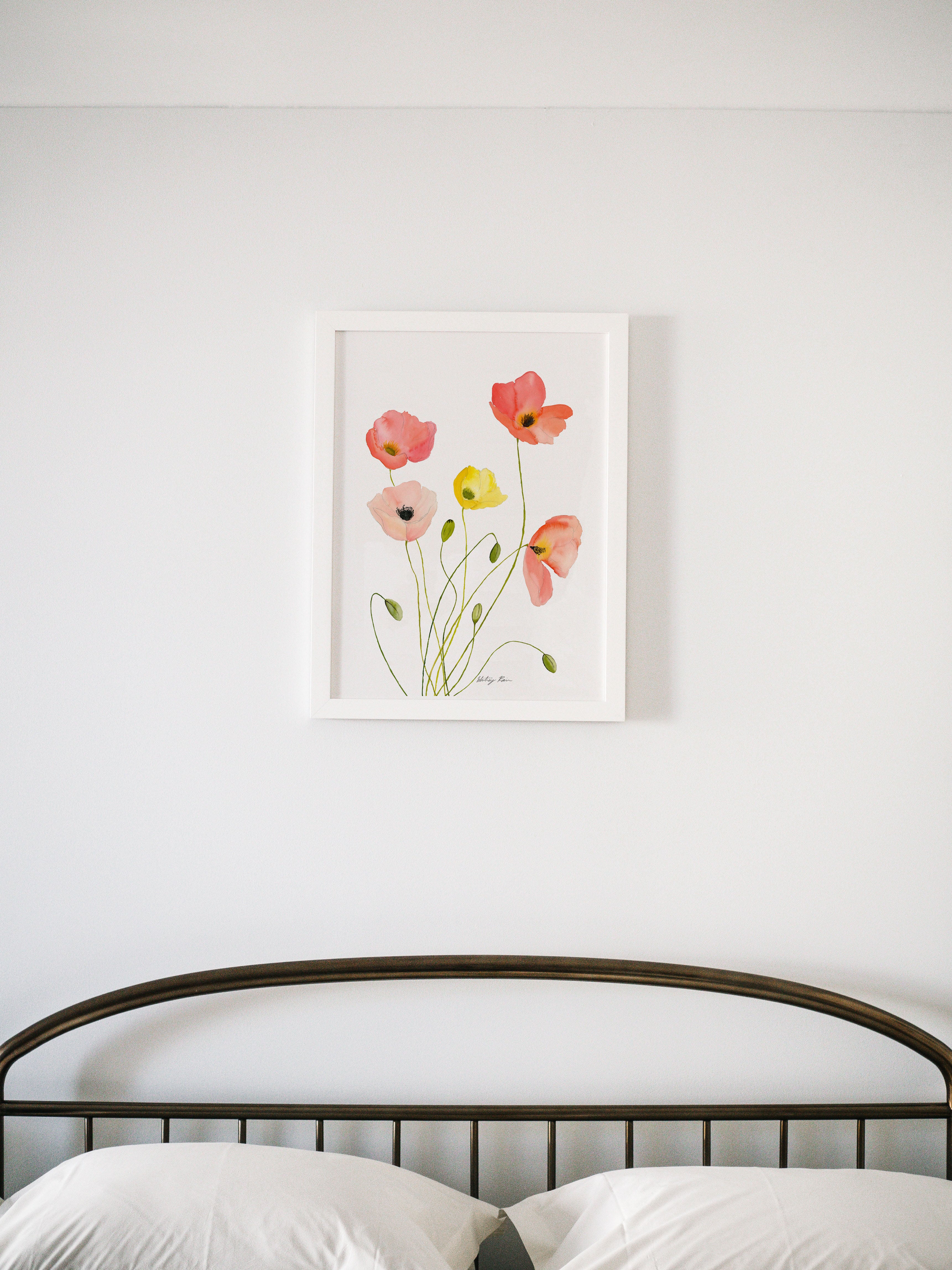 "Iceland Poppies" Floral Watercolor Print